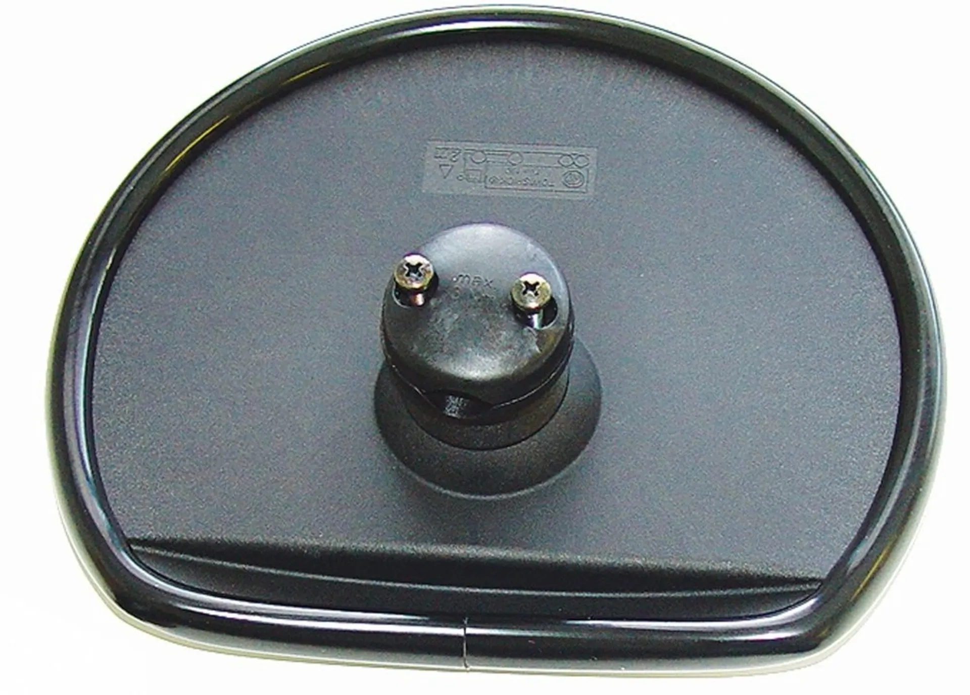 Towispick-Weitwinkel-und Rampenspiegel ø 250 mm, unbeheizt, schwarz, WR300
