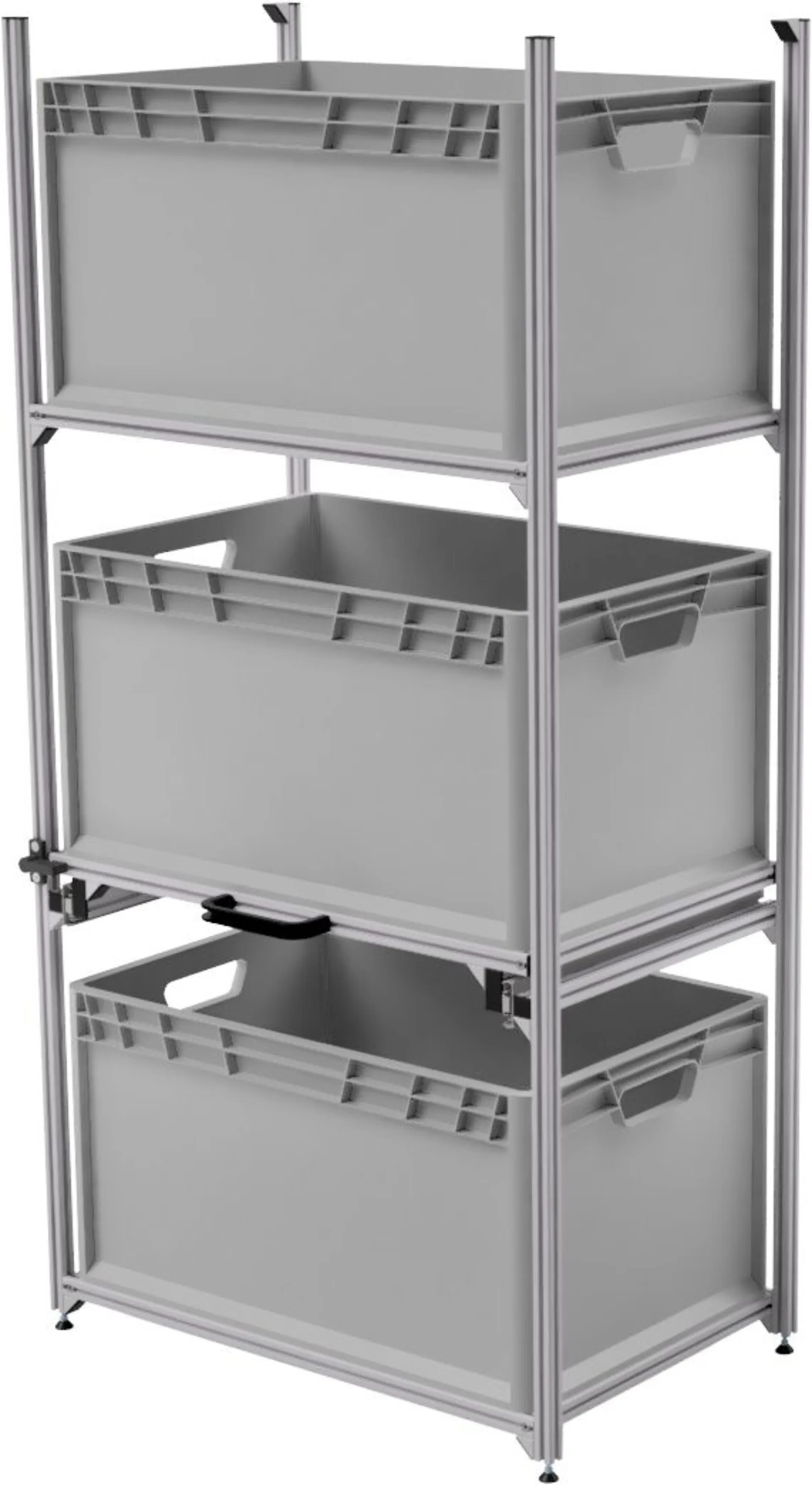 Regalsystem Quer 64 mit Teleskop SYS-Rack