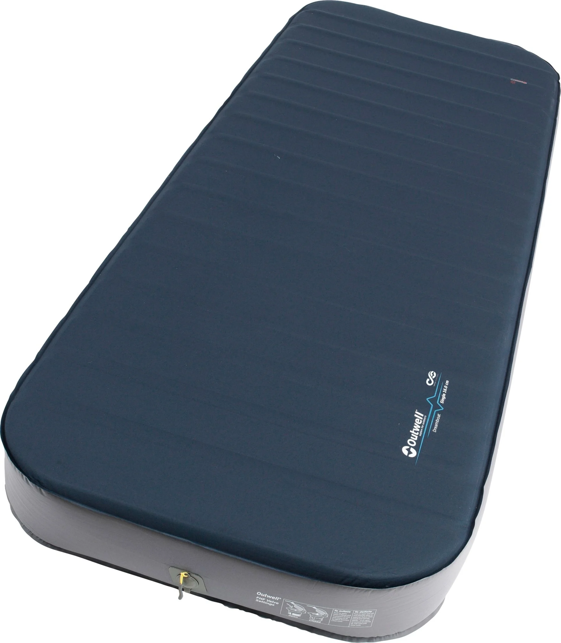 Matelas de sol Outwell Dreamboat Single, autogonflant, bleu, 16 cm