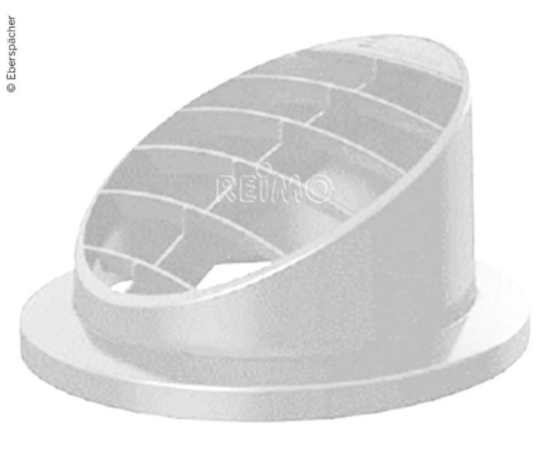 Ausströmer hoch 30° f. Standheiz. Airtronic D2, Ø50/60mm, weiß Ausströmer hoch 30° f. Standheiz. Airtronic D2, Ø50/60mm, weiß