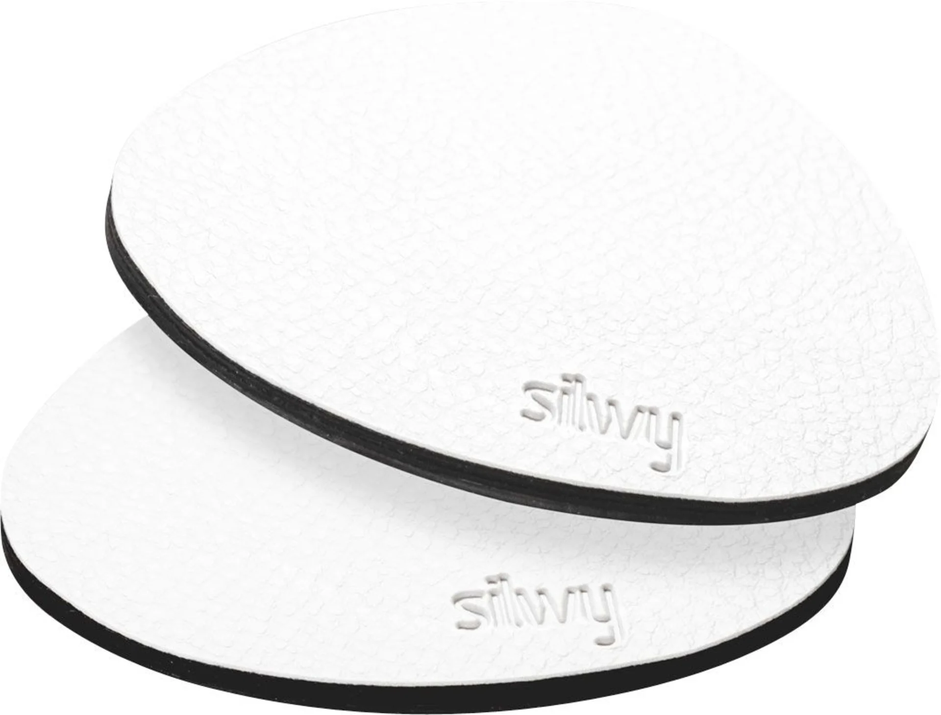 silwy® Forme libre en métal Nano Gel Pads blanc