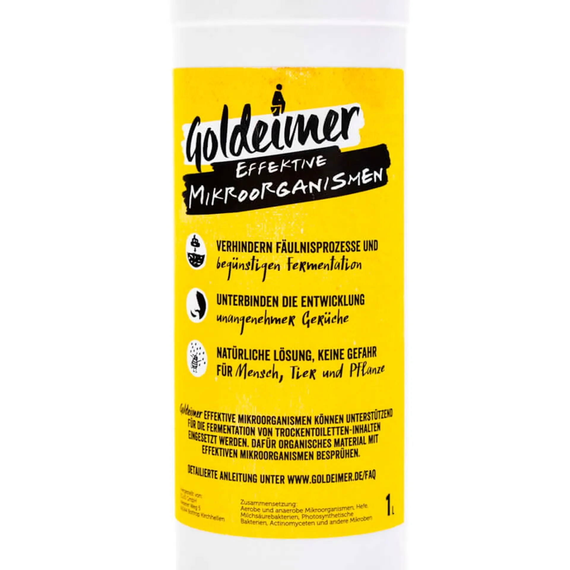 Goldeimer Effektive Mikroorganismen Sprühflasche 1 Liter Goldeimer Effektive Mikroorganismen Sprühflasche 1 Liter