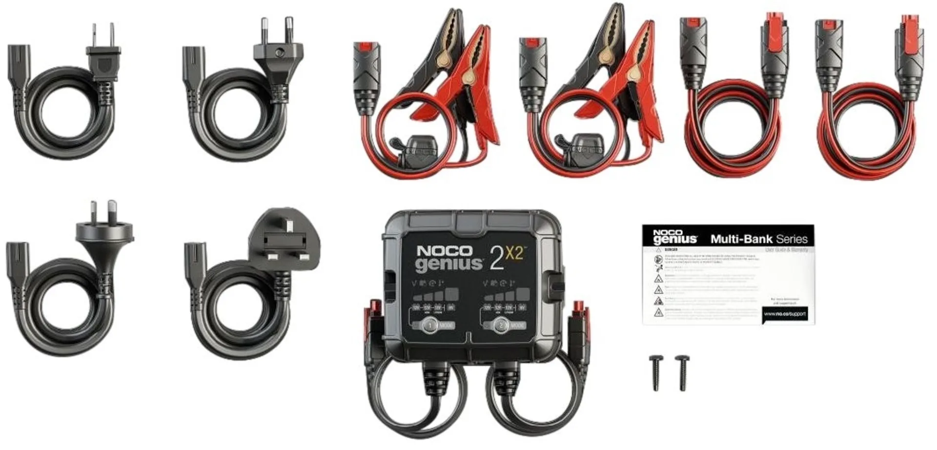 NOCO - Batterieladegerät 2 x 2 A / 6-12 V 132 x 114 x 48 mm, auch für Lithium-Batterien NOCO - Batterieladegerät 2 x 2 A / 6-12 V 132 x 114 x 48 mm, auch für Lithium-Batterien