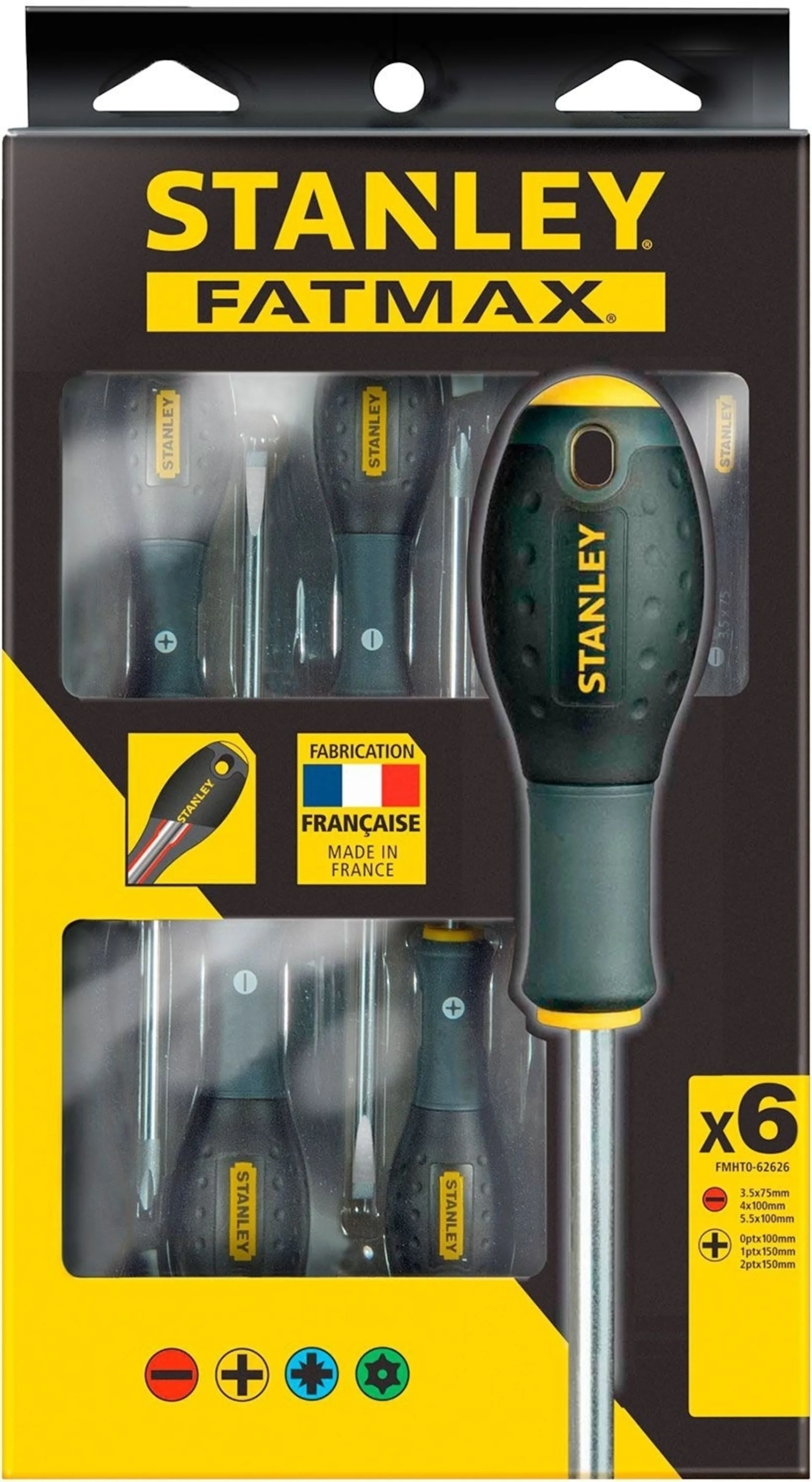 Stanley FatMax FMHT0 Schraubendreher Set 6 teilig