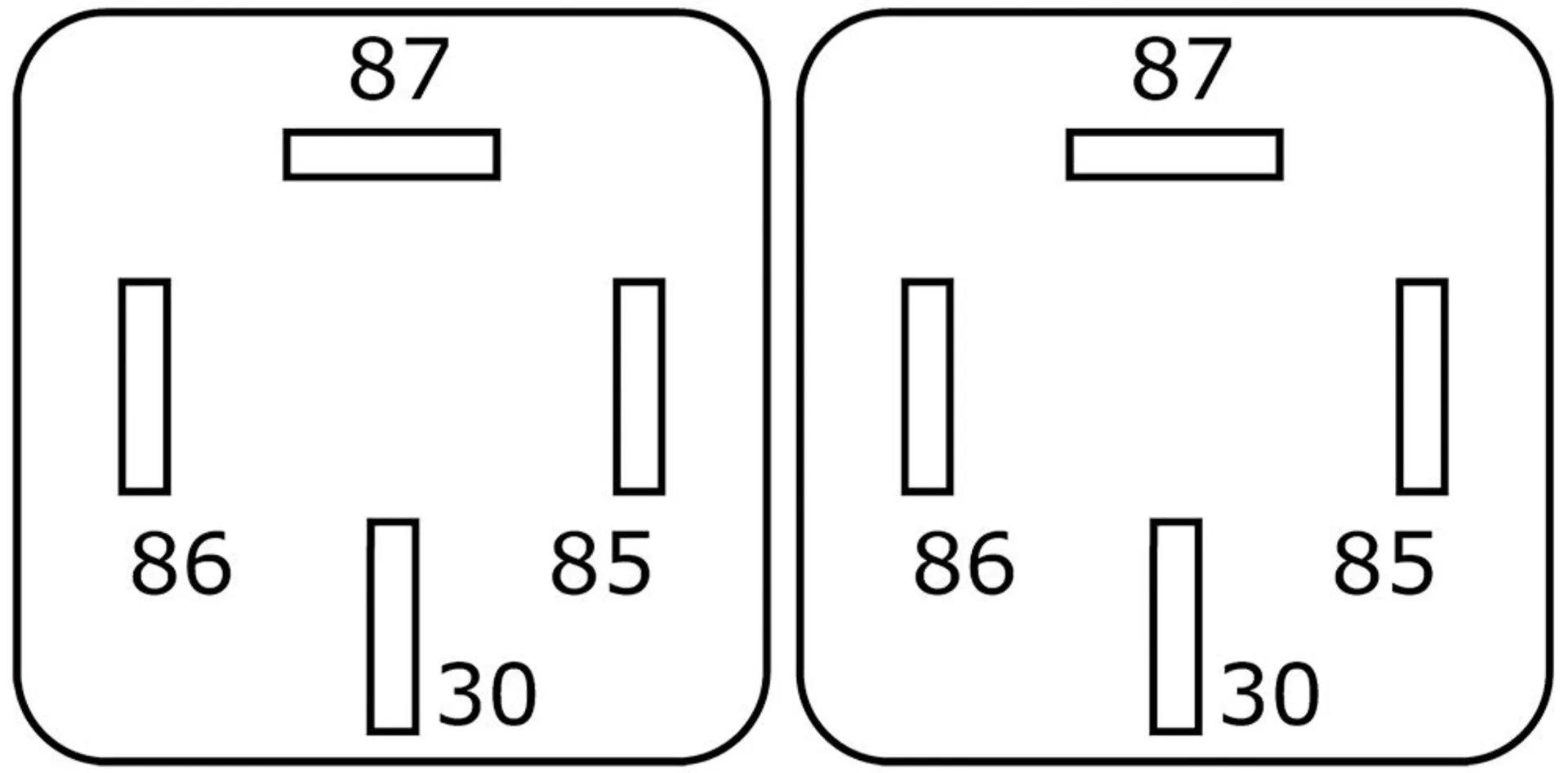 Mahle Doppel-Mini-Relais 2 x 40A.