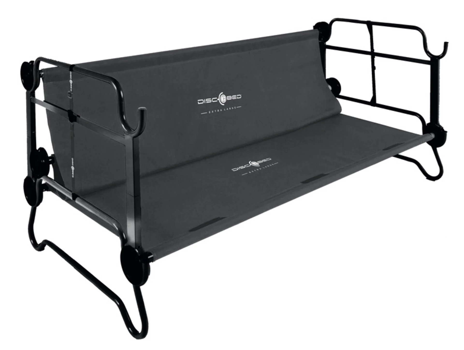Etagenbett XL mit Seitentaschen - Anthrazit