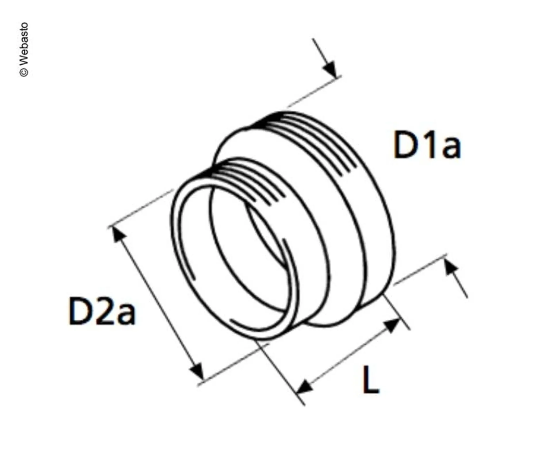 Réducteur de 80mm à 55mm