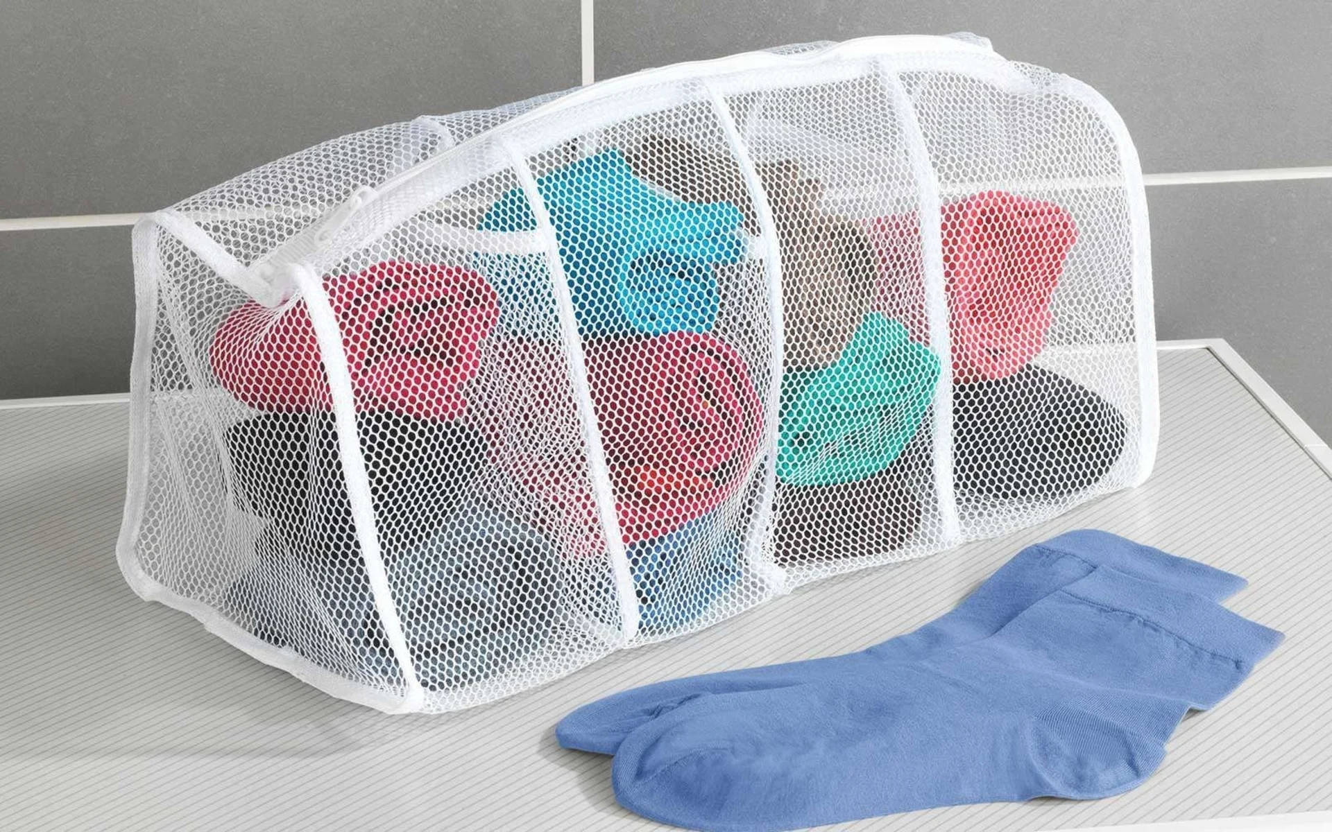 Berger Mesh Wäschebeutel 4 Fächer