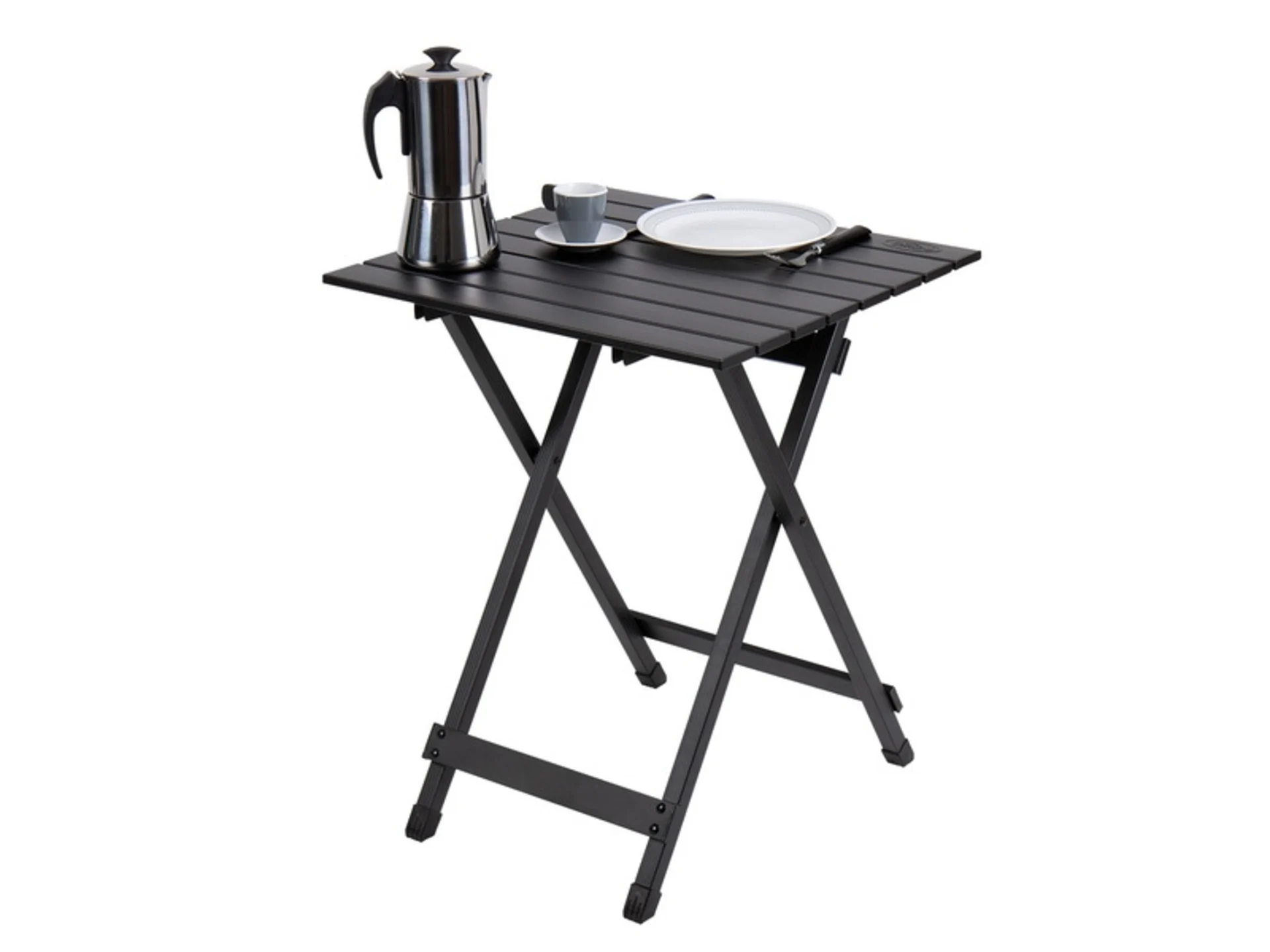 Single Black Alu-Klapptisch