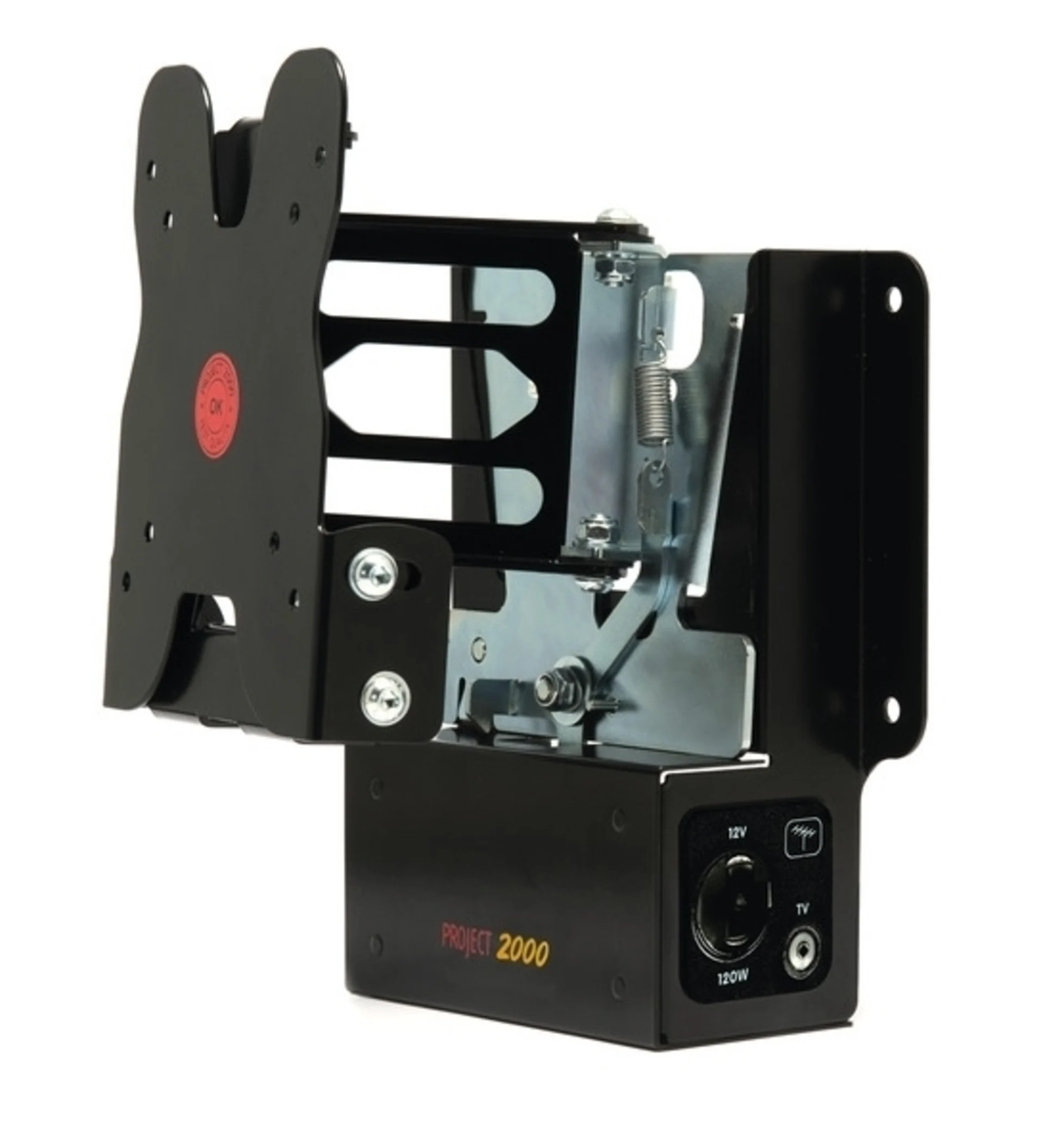 TV-Wandhalter herausnehmbar mit 12V und Antennensteckdose TV-Wandhalter herausnehmbar mit 12V und Antennensteckdose