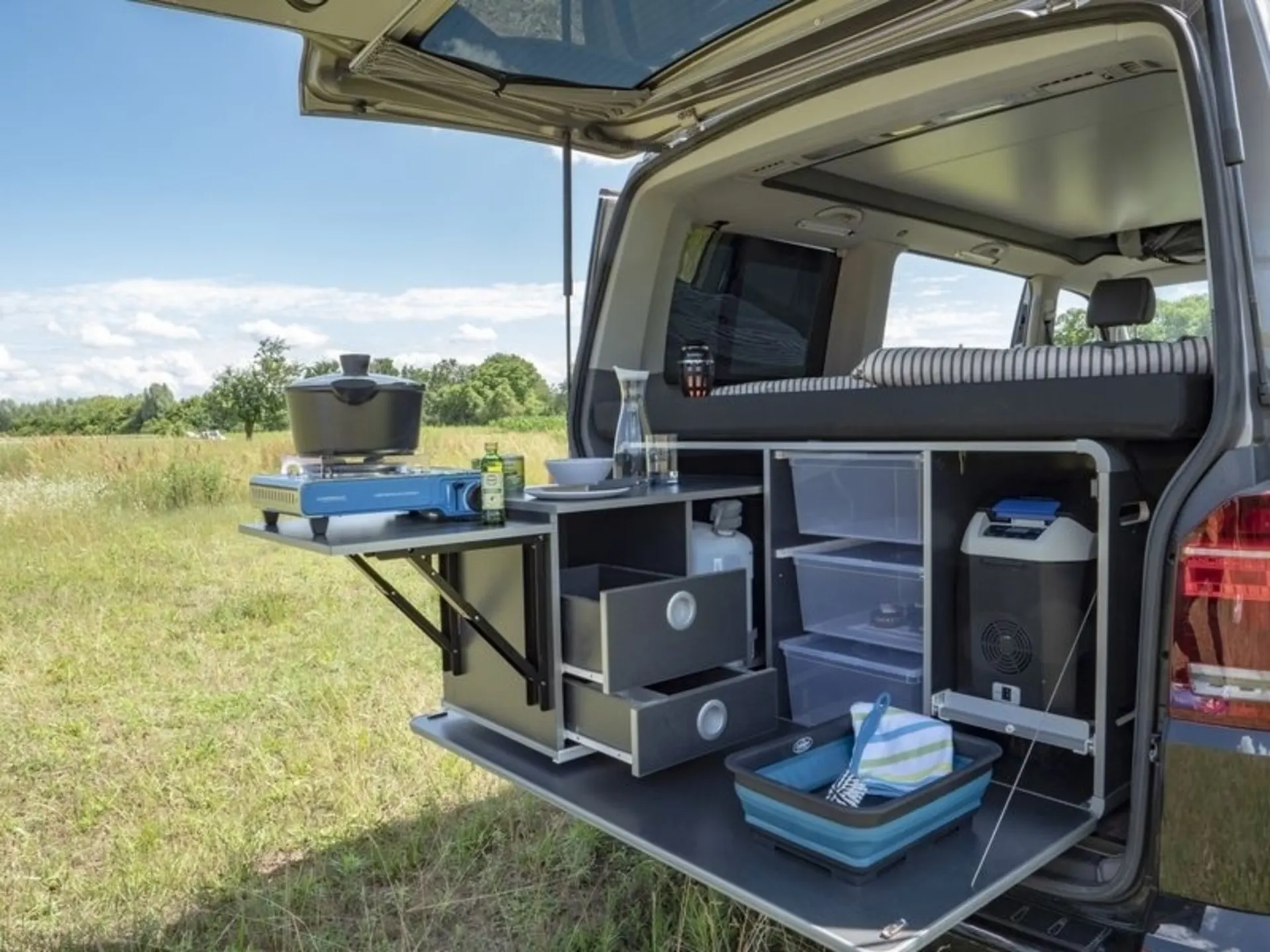 CampingBox flexible pour VW T6.1/T6/T5 - Empattement long et court, break et caravelle