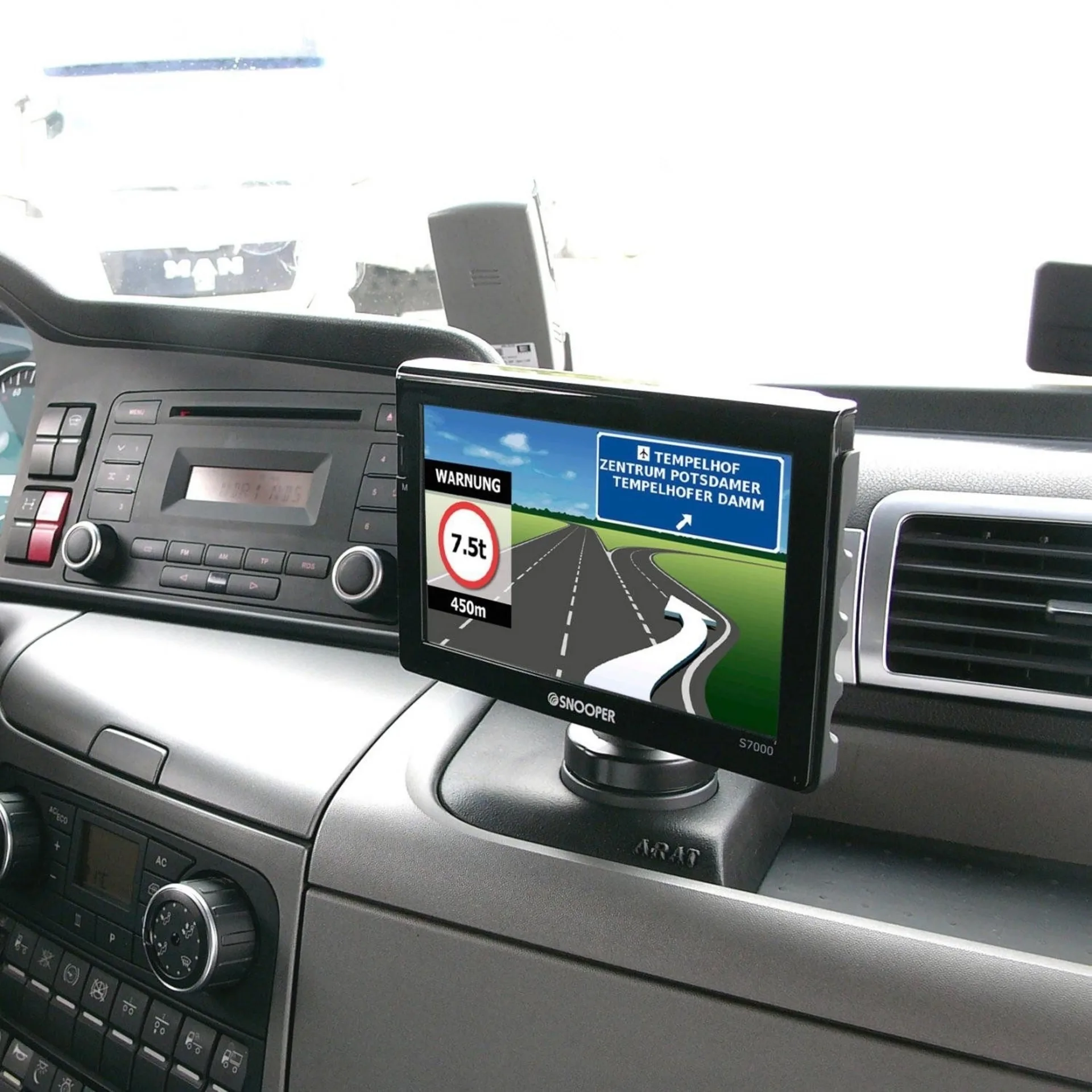 Support de navigation spécifique au véhicule Fiat Ducato