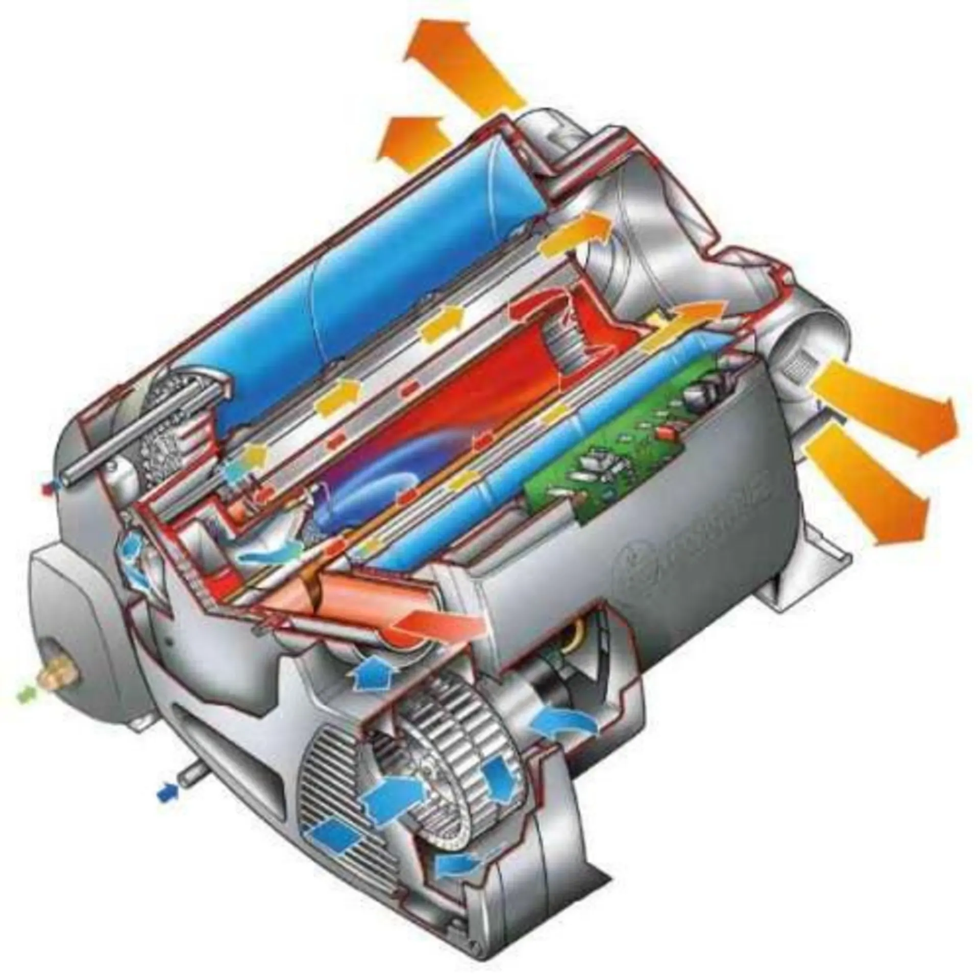 Truma Combi Panel Combi 4E Fahrzeugheizung mit Gas-, Elektro- oder Mischbetrieb