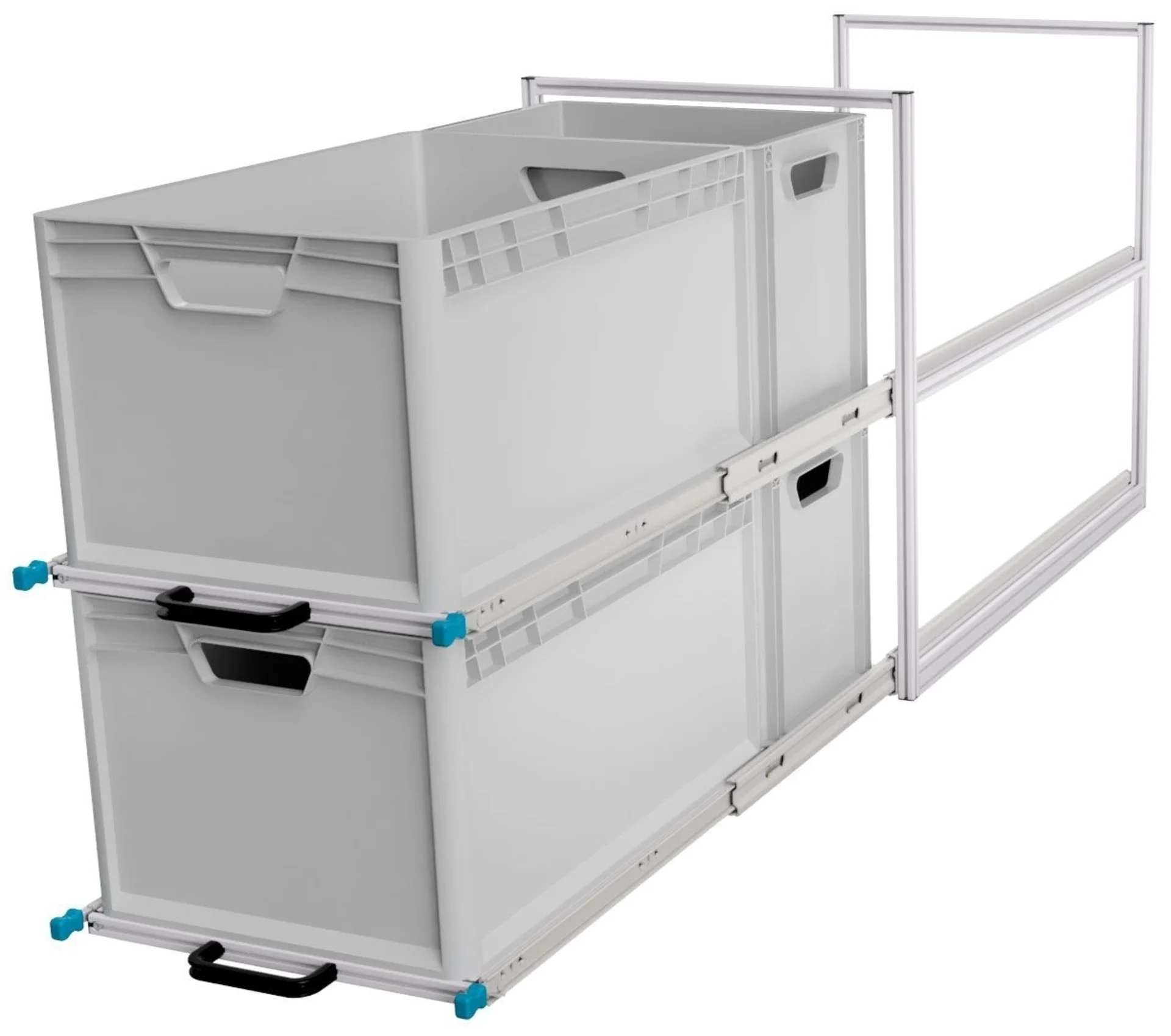 SYS-Rack Fourgon Extension arrière Système d'étagères 94 x 49 x 70 cm