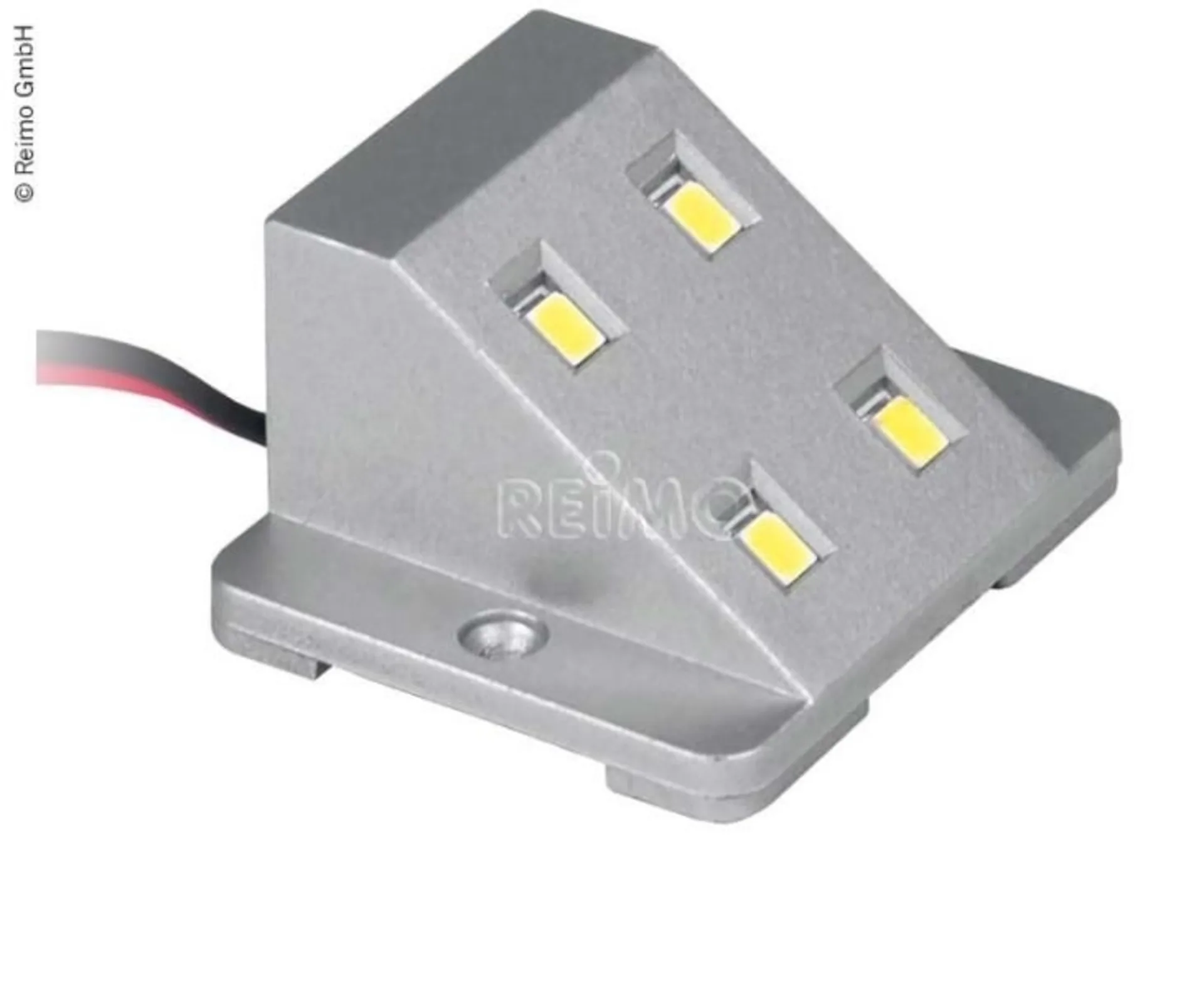 LED Schrankleuchte mit Magnetschalter, silber, 12V/0.8W