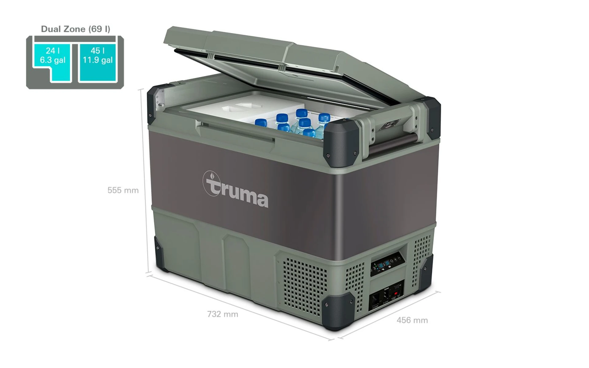 Glacière à compresseur Truma Cooler C69 Dual Zone avec fonction de congélation 69 litres