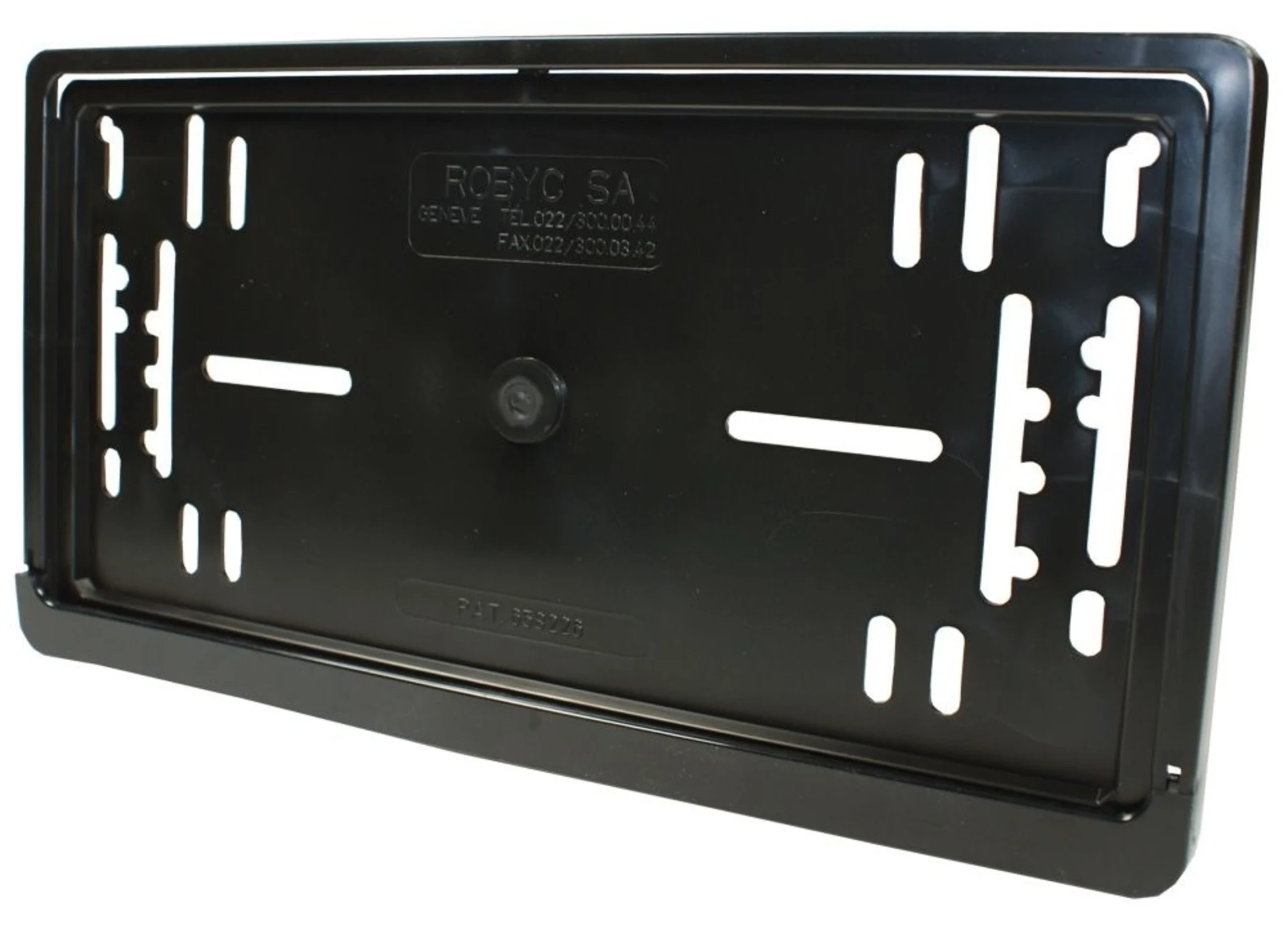 Support de plaque d'immatriculation Fix en KS noir H3