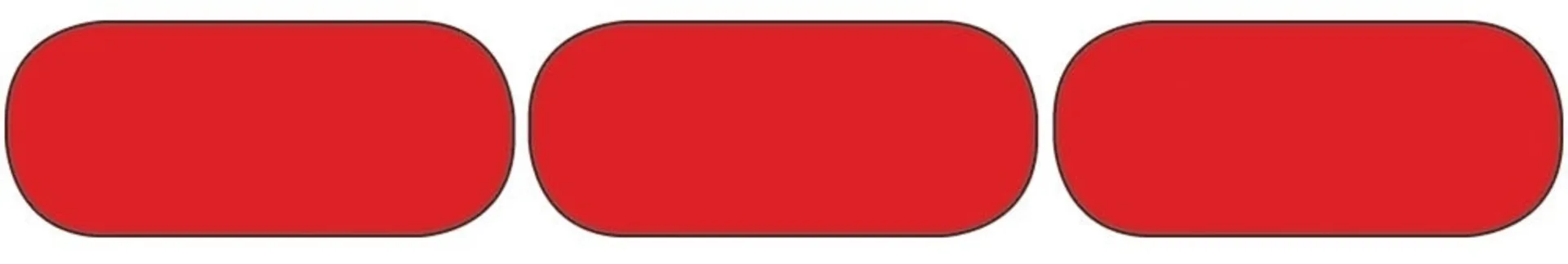 1 rouleau de 50m de classe de marquage rouge "Tanker Stickers"