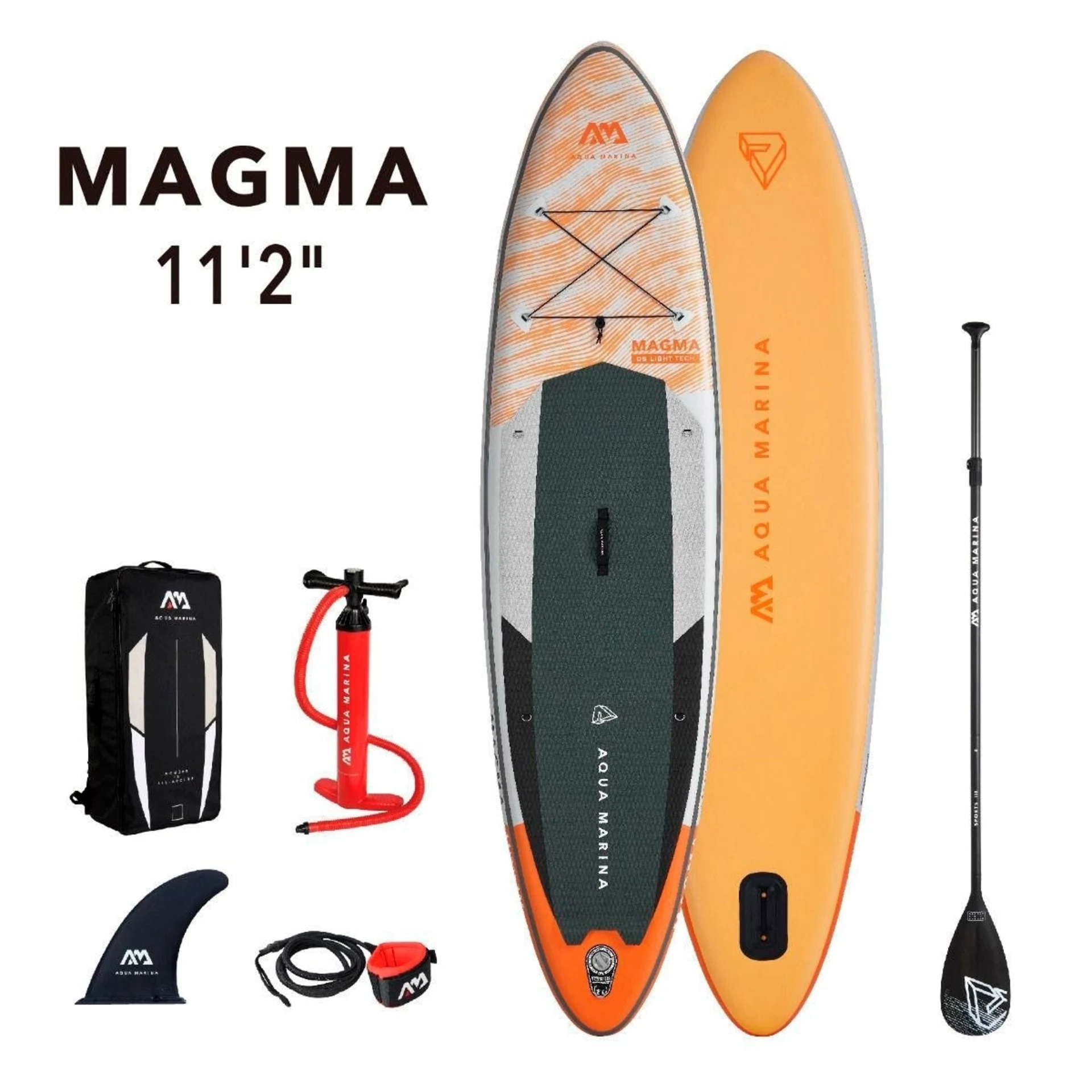 Kit de stand up paddle Aqua Marina Magma 2022 All Around Advanced, 6 pièces