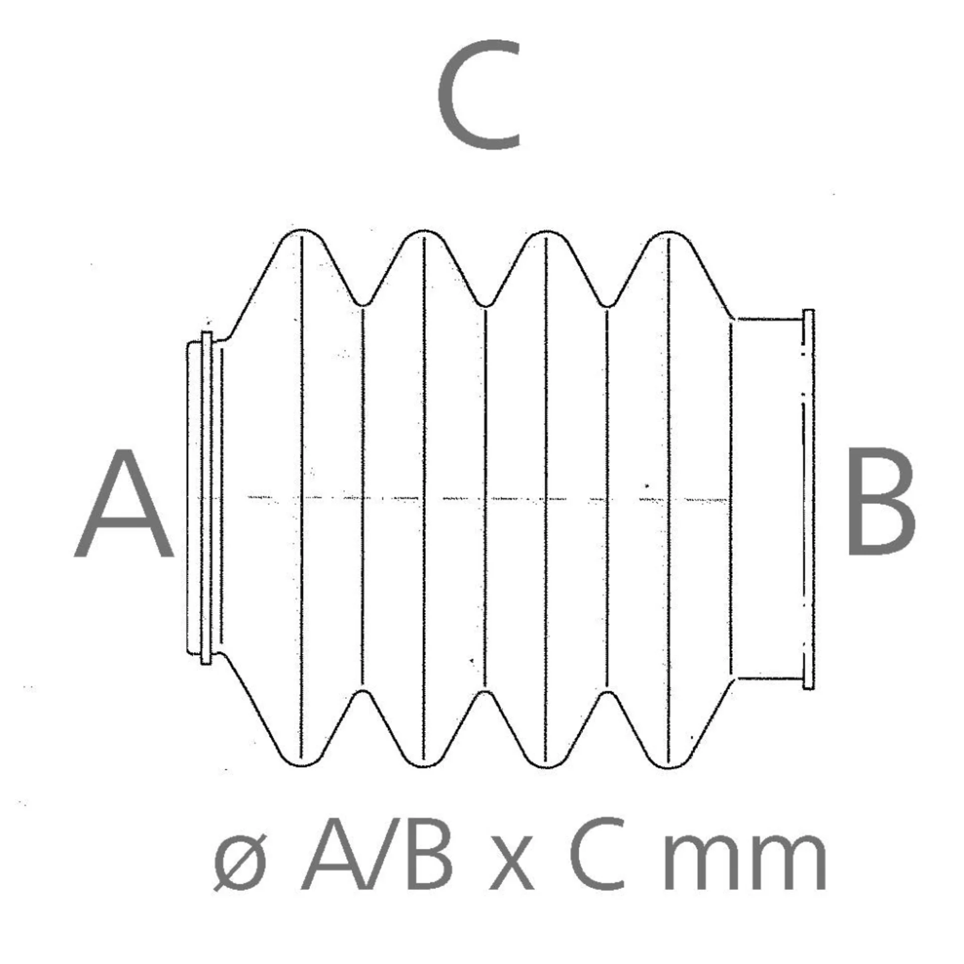 AL-KO Gummi-Faltenbalg