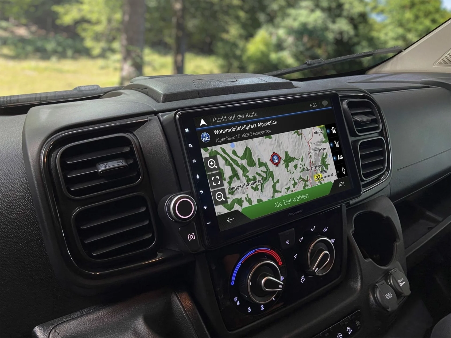 Pioneer AVIC-Z1000 DAB+ Multimediasystem inkl. Bluetooth 9 Zoll Fiat Ducato 8 LFH3