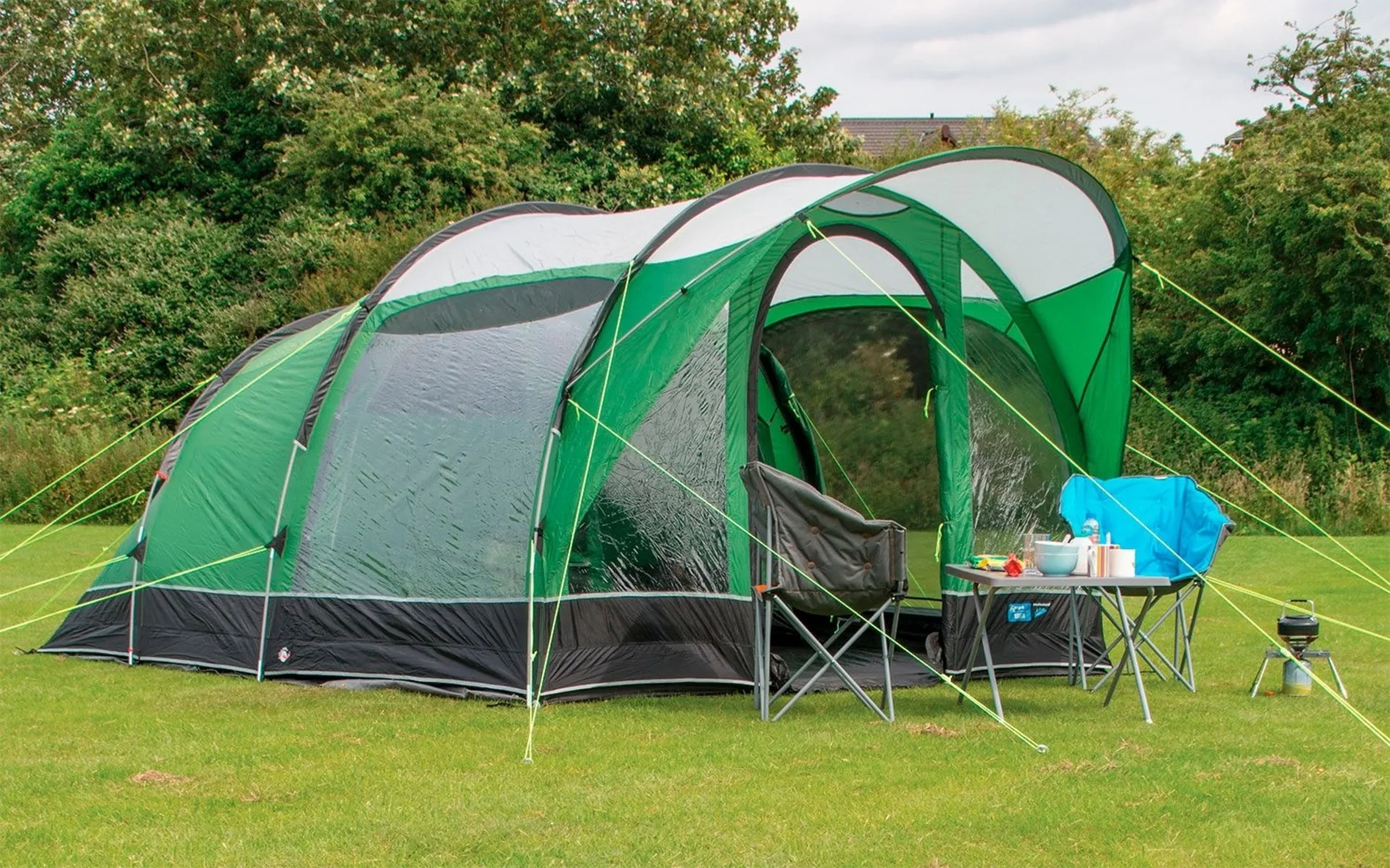 Kampa Brean Air 4 aufblasbares Tunnelzelt für 4 Personen