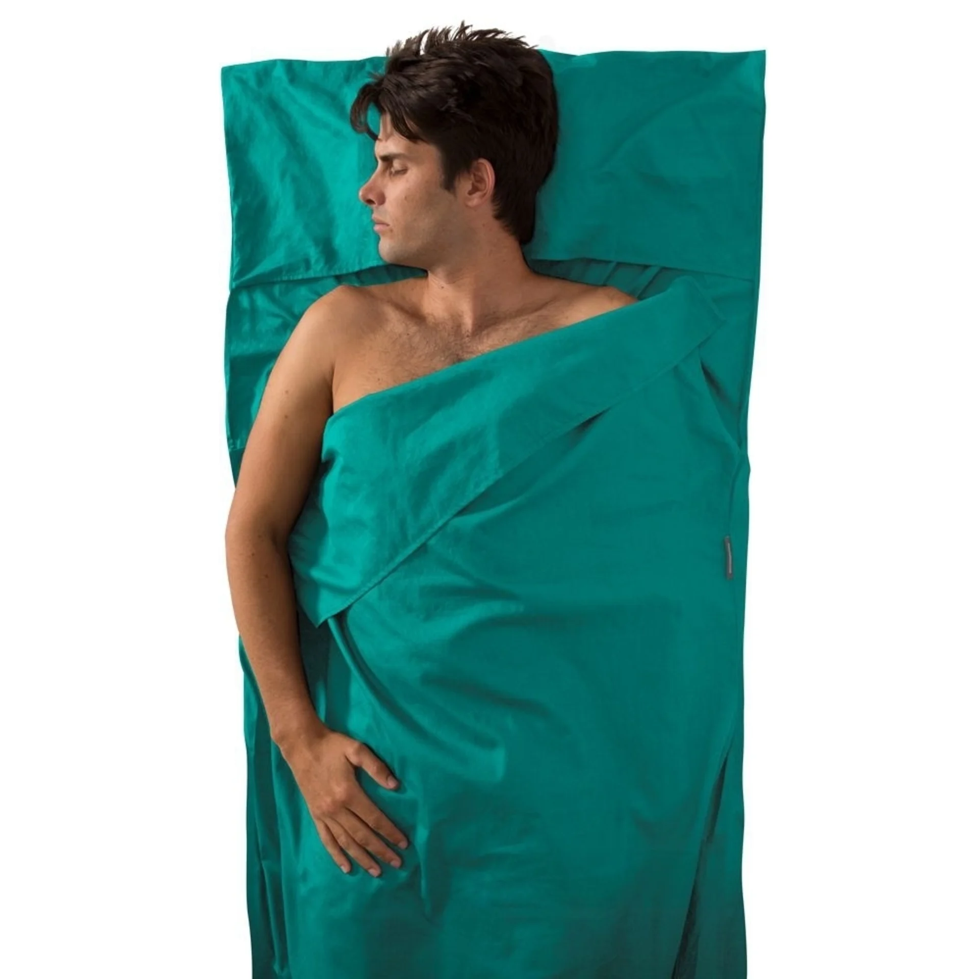 Sea to Summit Premium Cotton Travel Liner Traveller Sac de couchage de voyage Inlett Green