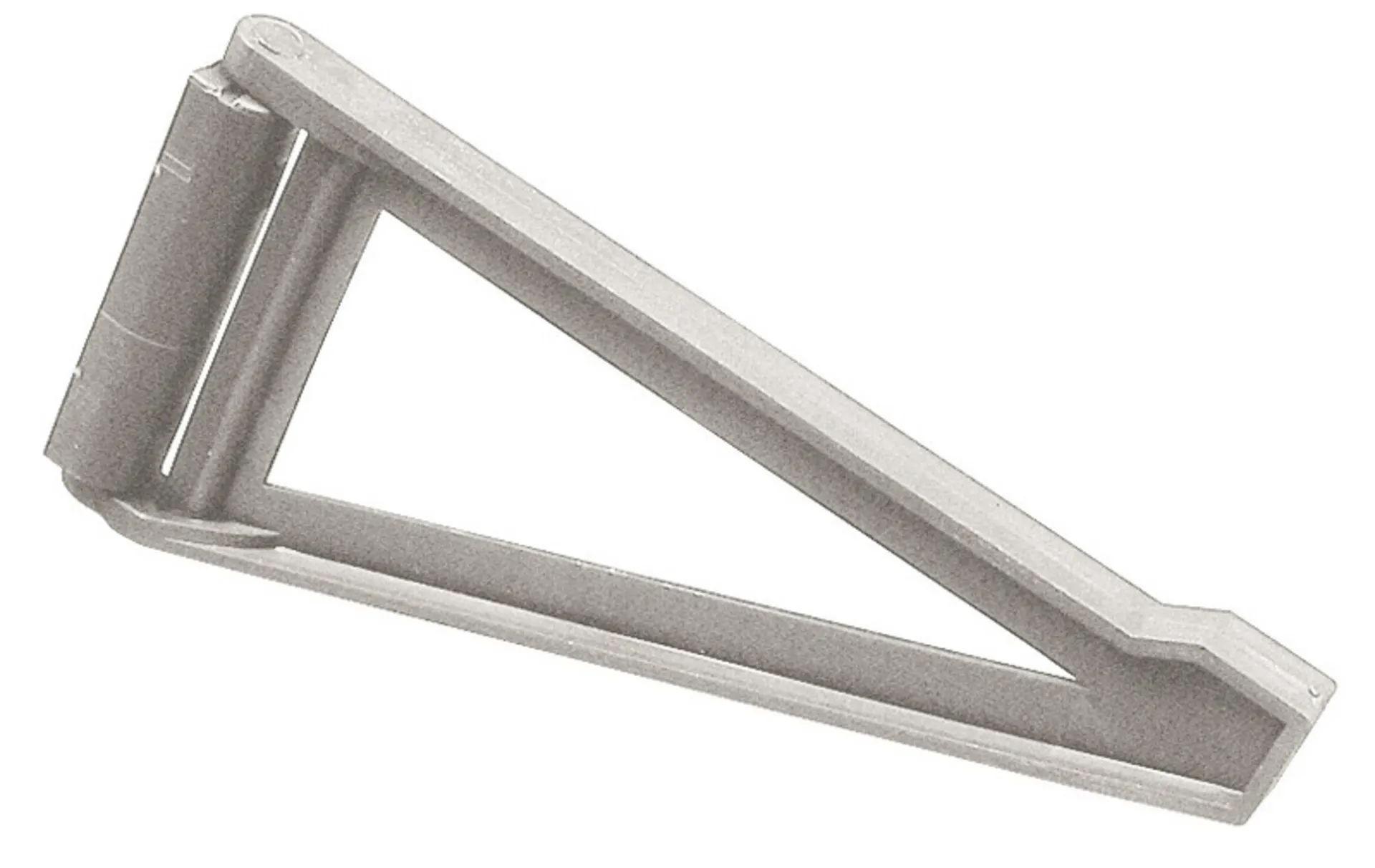Klappkonsole - 190mm grau Kunststoff