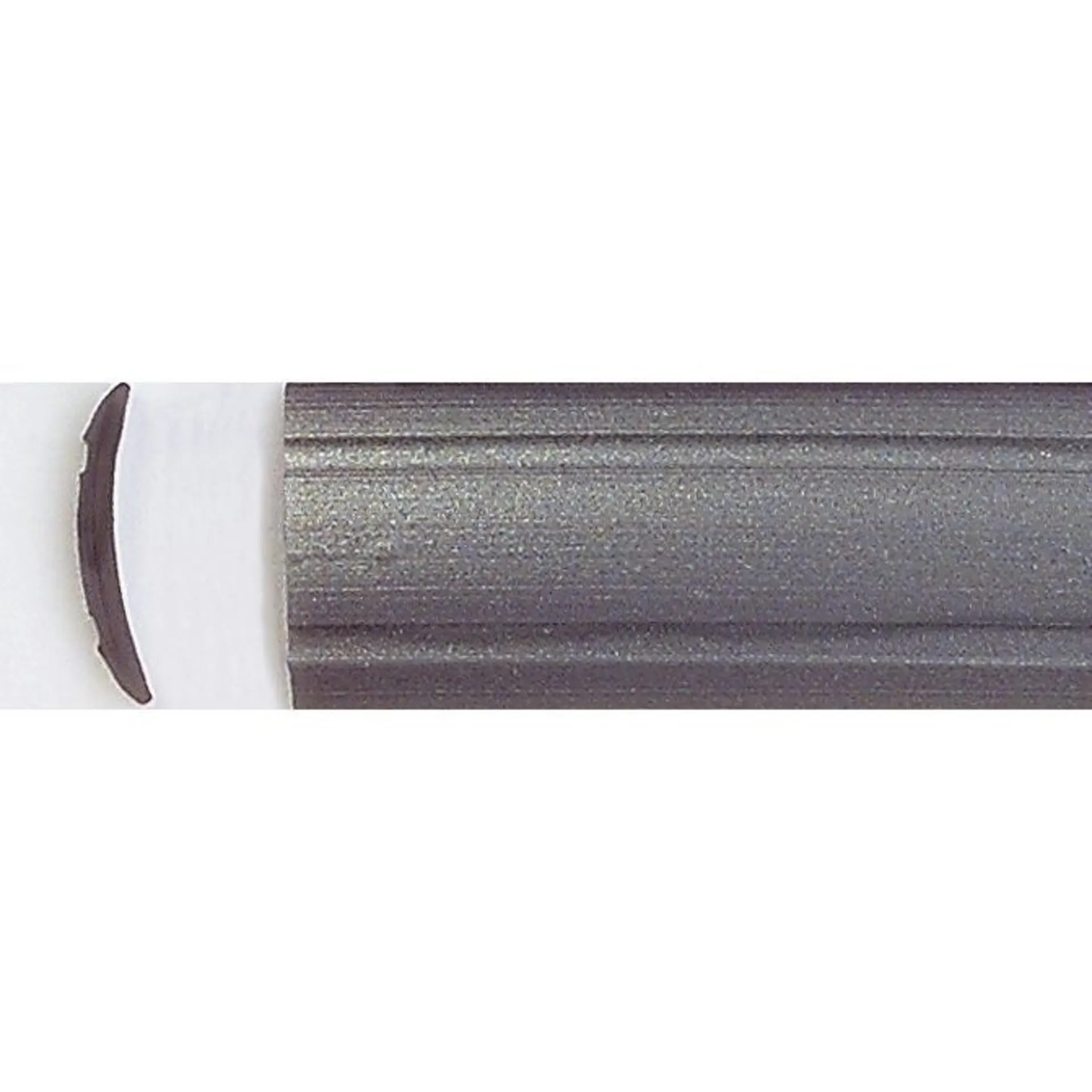 Leistenfüller uni 12 mm silber