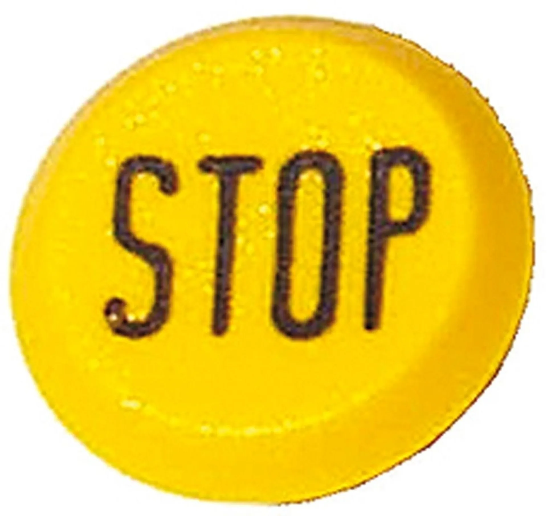 Pneutron Emblem STOP gelb
