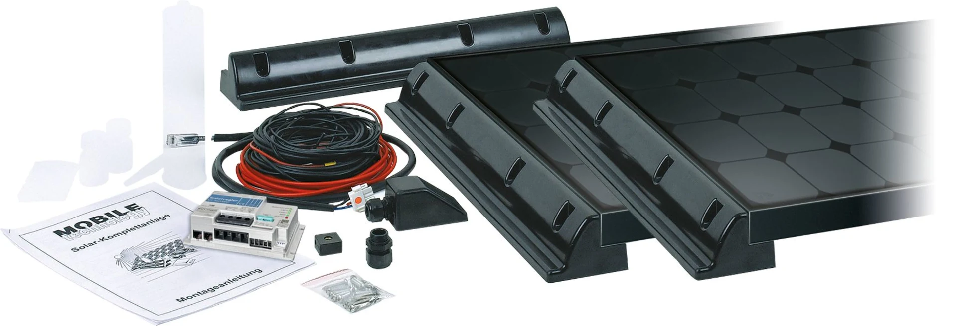 Büttner Elektronik Power Line MT 180-2 Solar-Komplettanlage 2 x 90 W