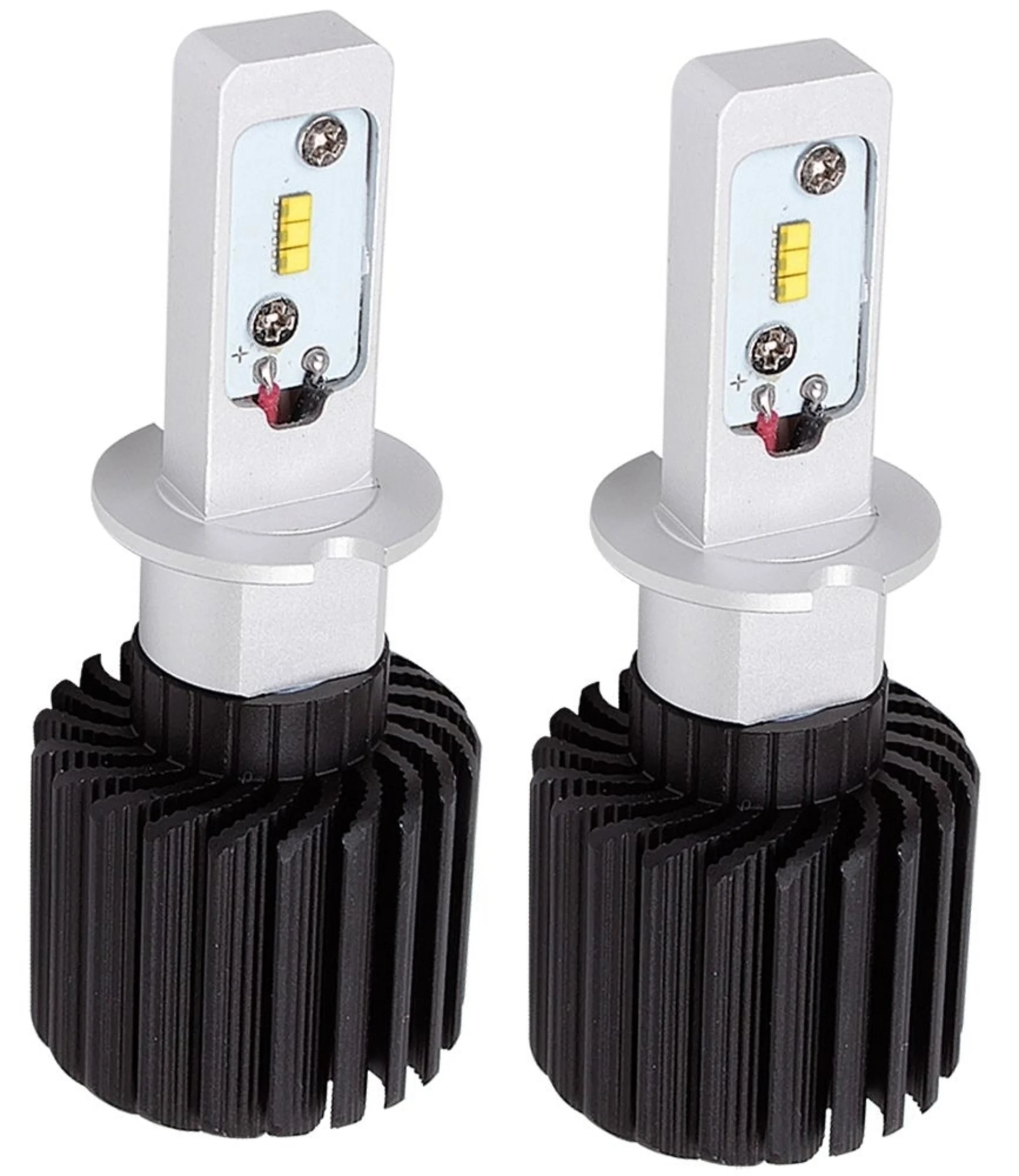 2 Stk. H3-LED Lampen 12/24 V 4’000 lm 7G PK22s, 25W, 6500 K, Philips Luxeon LED’s