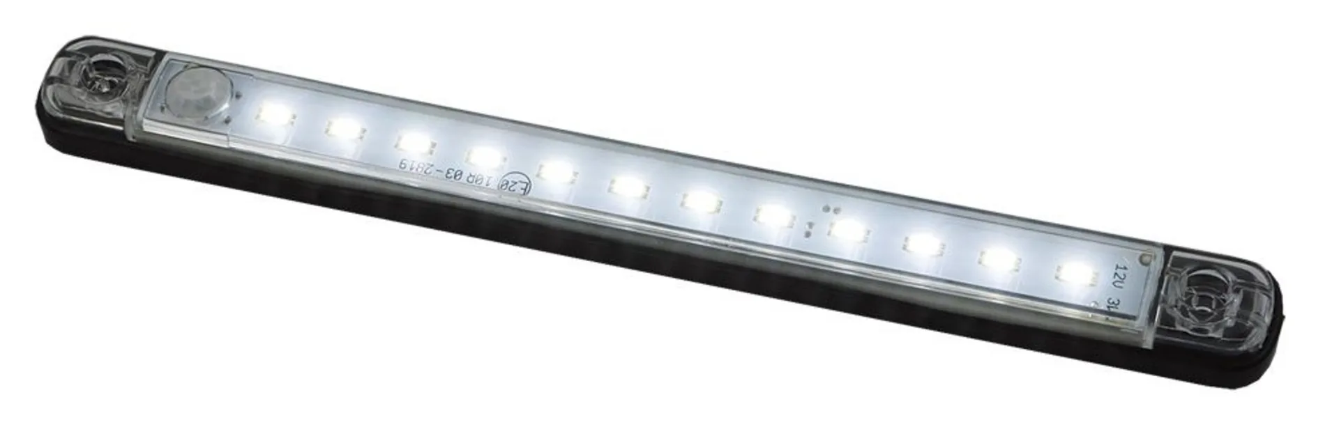 WAS - LED-Innenl. 12 V mit Bewegungssensor 238 x 21 x 10 mm, IP68, 360 lm, 12 x POWER-LEDs WAS - LED-Innenl. 12 V mit Bewegungssensor 238 x 21 x 10 mm, IP68, 360 lm, 12 x POWER-LEDs