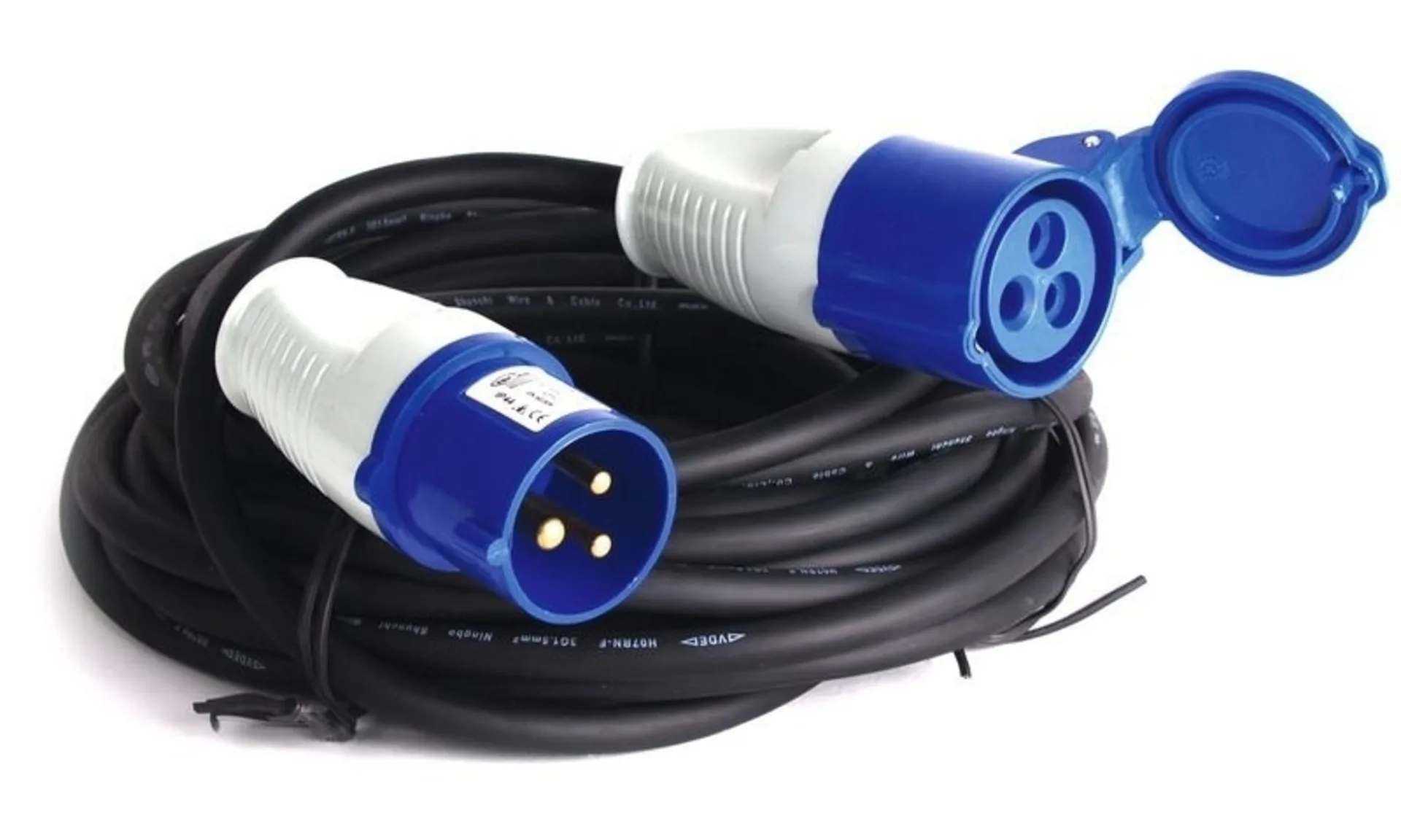Verlängerungskabel 230V 20m mit CEE-Stecker und Kupplung