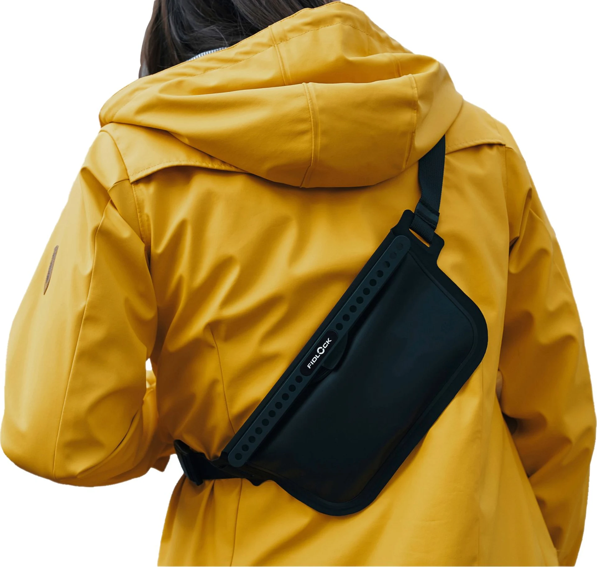 Fidlock Hermetic Sling Bag wasserdichte Bauch- und Schultertasche Schwarz
