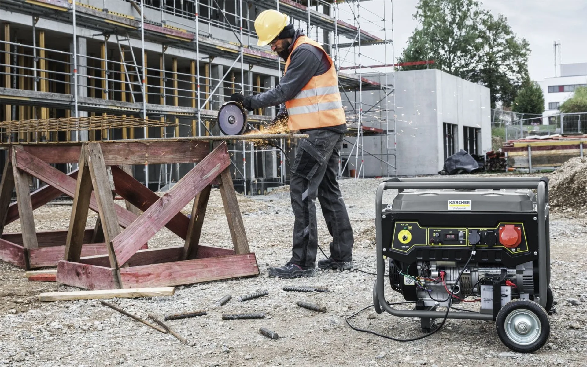 Kärcher PGG 8/3 Générateur d'électricité à cadre / générateur triphasé 7 kW
