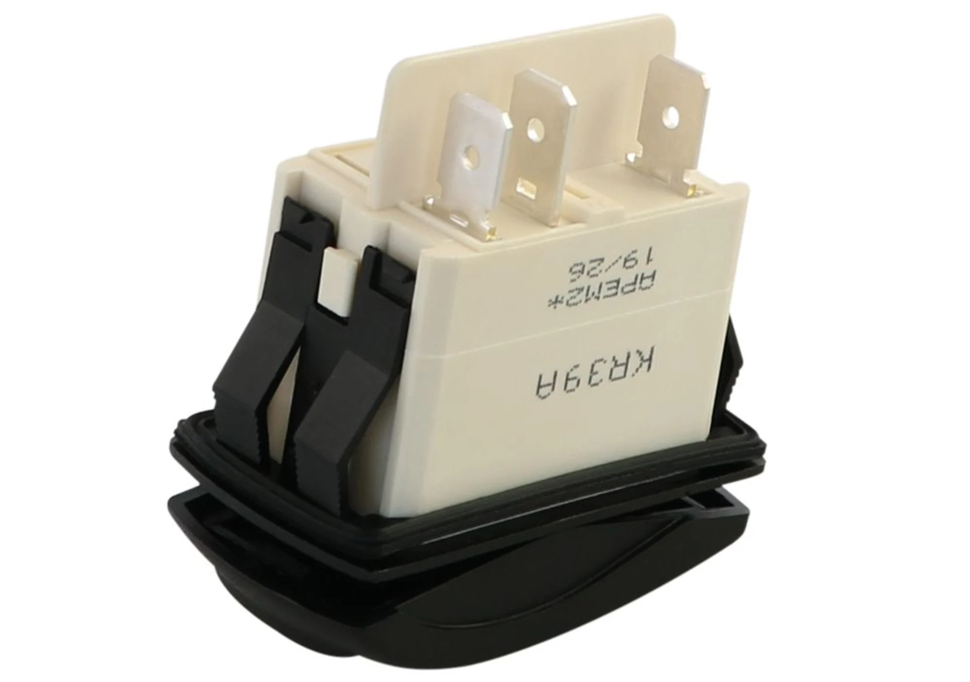 APEM - Wippschalter 1 - 0 - 2 1 - 0 - 2, IP68, Einbauloch 37 x 21 mm, Steckan.