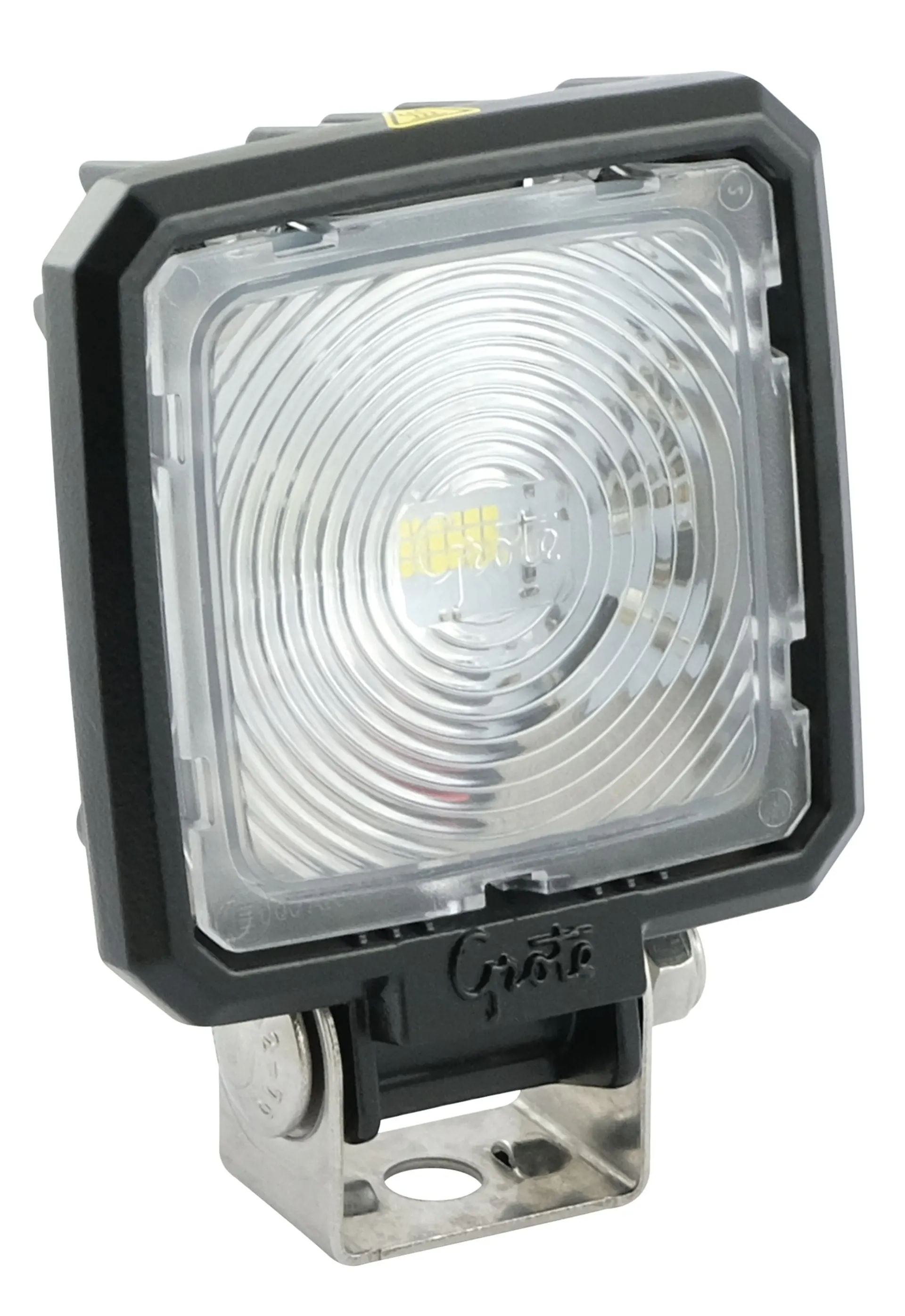 Grands projecteurs de travail et de recul à LED E90 12 V, 92 x 92 x 32 mm, 1 560 lumens, IP69K, éclairage large, ultraplat Grands projecteurs de travail et de recul à LED E90 12 V, 92 x 92 x 32 mm, 1 560 lumens, IP69K, éclairage large, ultraplat