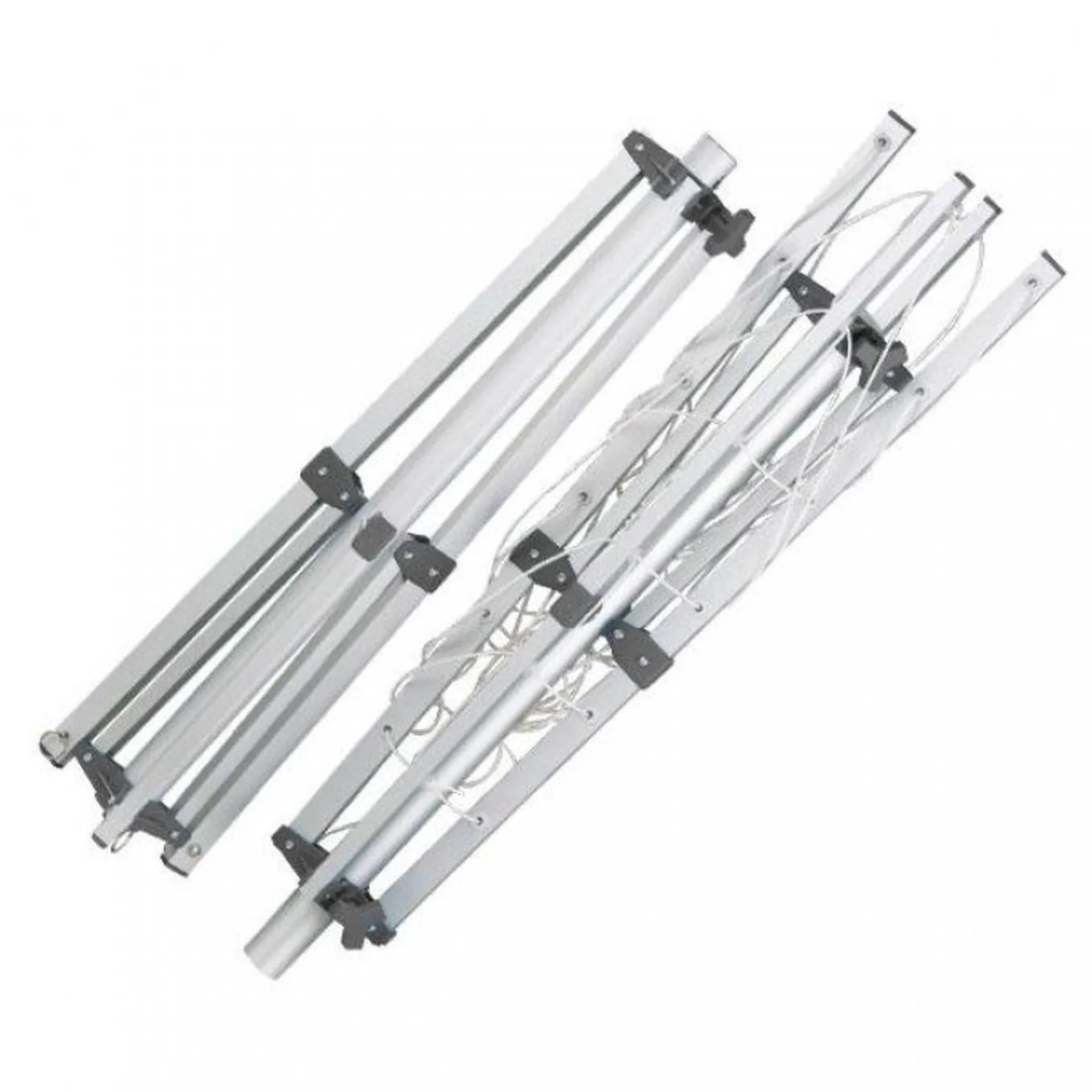 Berger Wäschespinne & Sat-Stativ inkl. Packsack silber