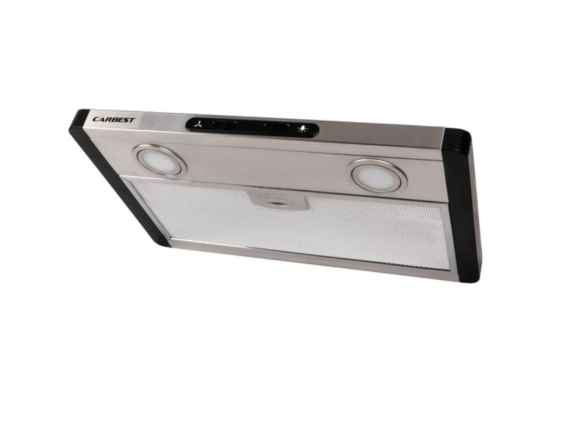 Hotte d'aspiration argentée Carbest 12V (460x280x50mm)