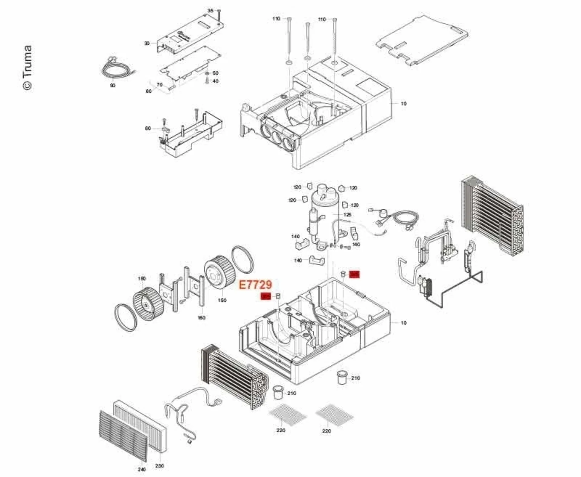 Kondensatablaufsystem Kondensatablaufsystem