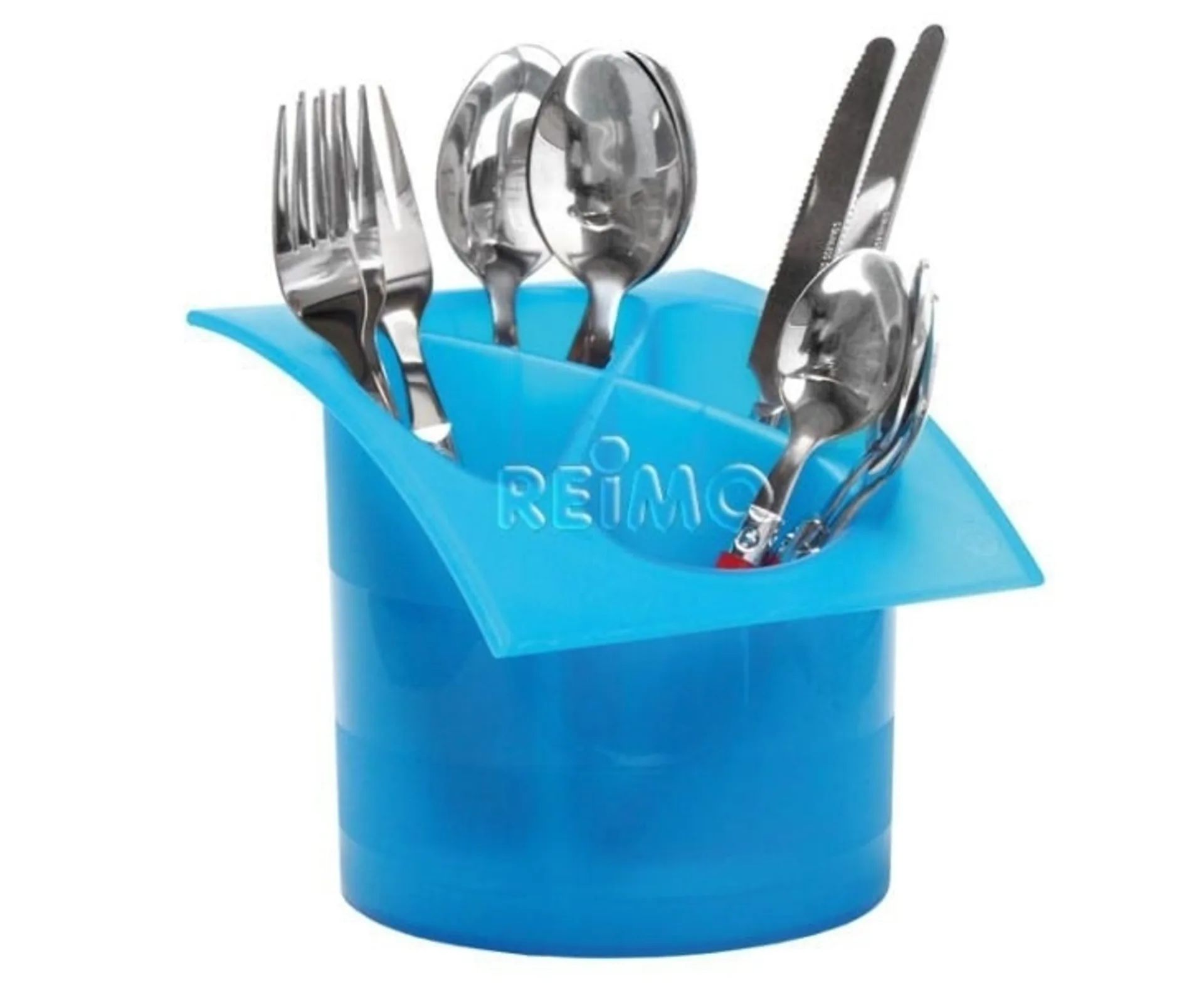Camp4 Bestecktrockner mit 4 grossen Besteckfächern - Blau