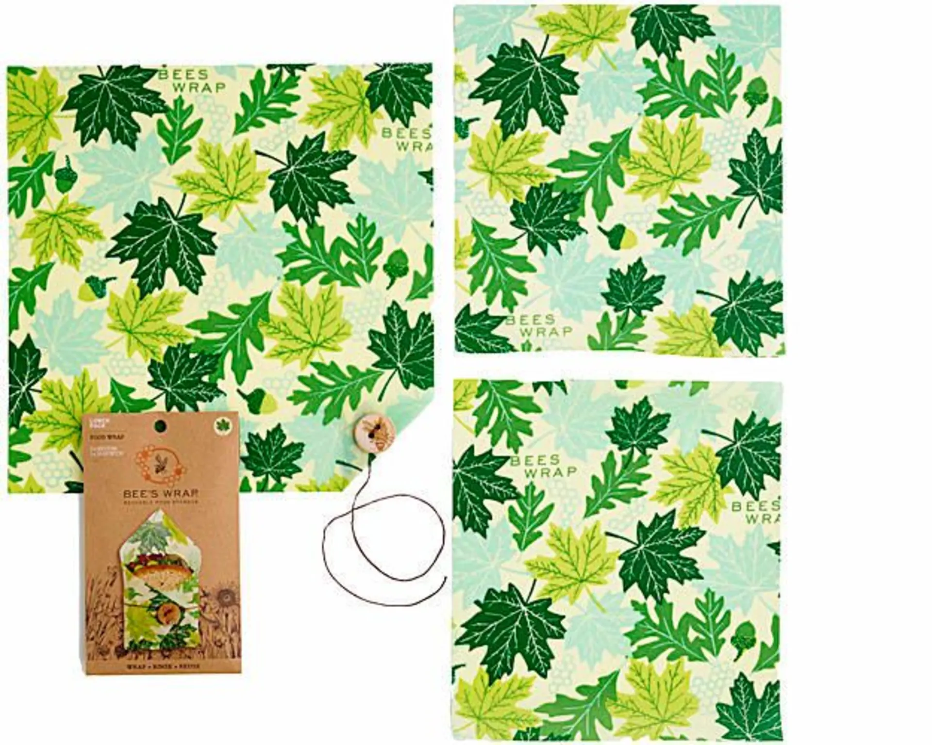 Bees Wrap Bienenwachstuch Lunchpack Forest Floor
