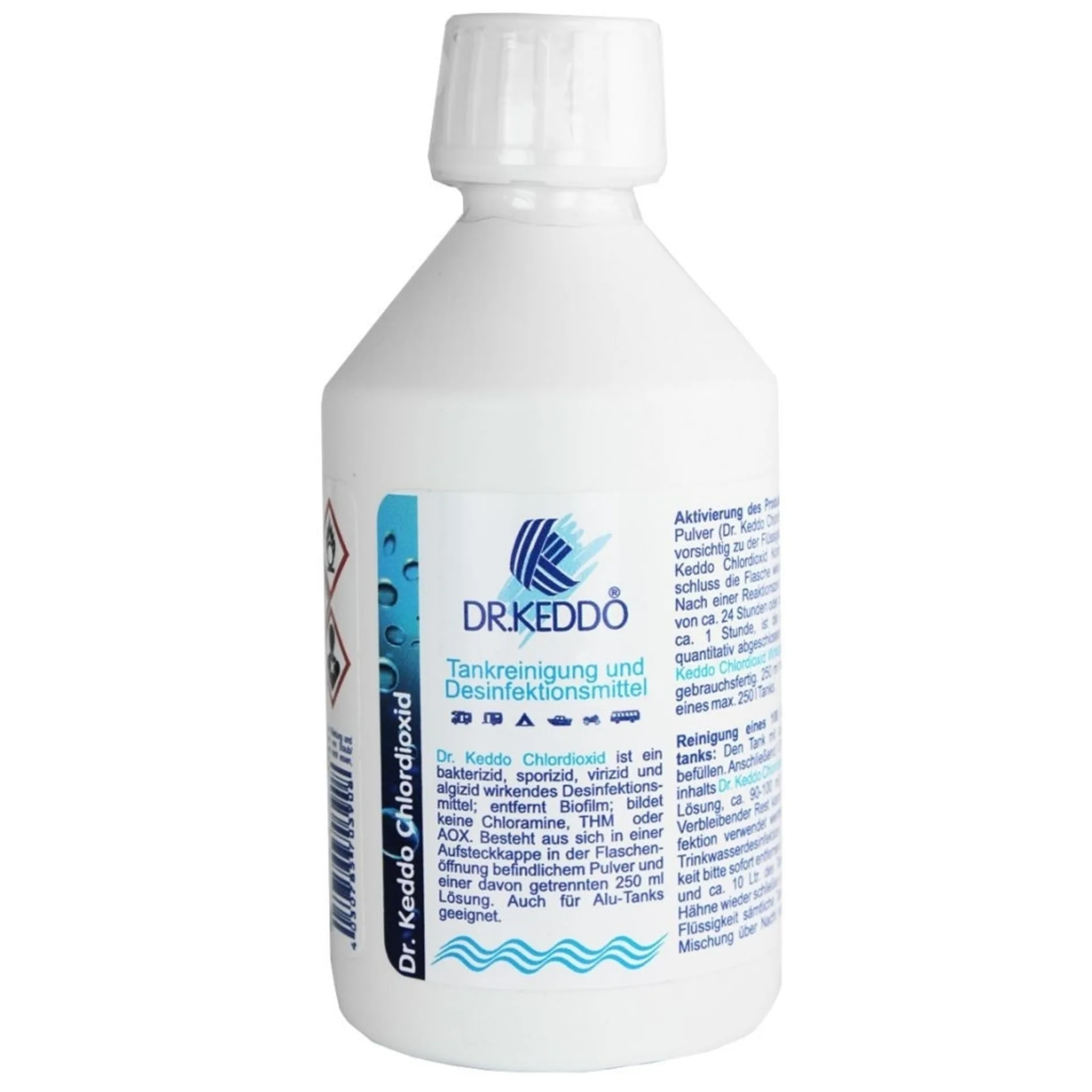 Désinfection de réservoir au dioxyde de chlore 100 ml