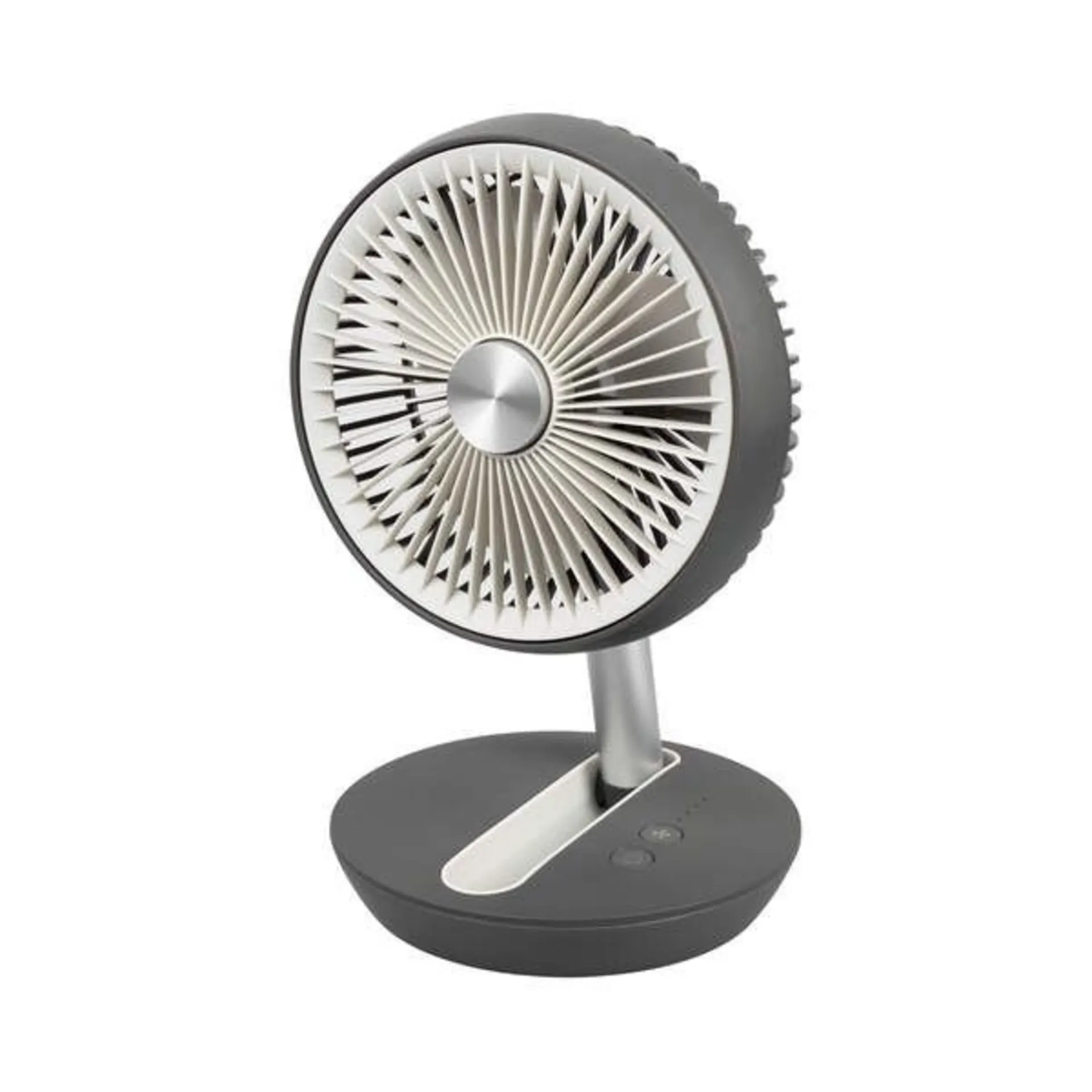 Ventilateur de table à batterie pliable avec câble de chargement USB (Ø14cm)