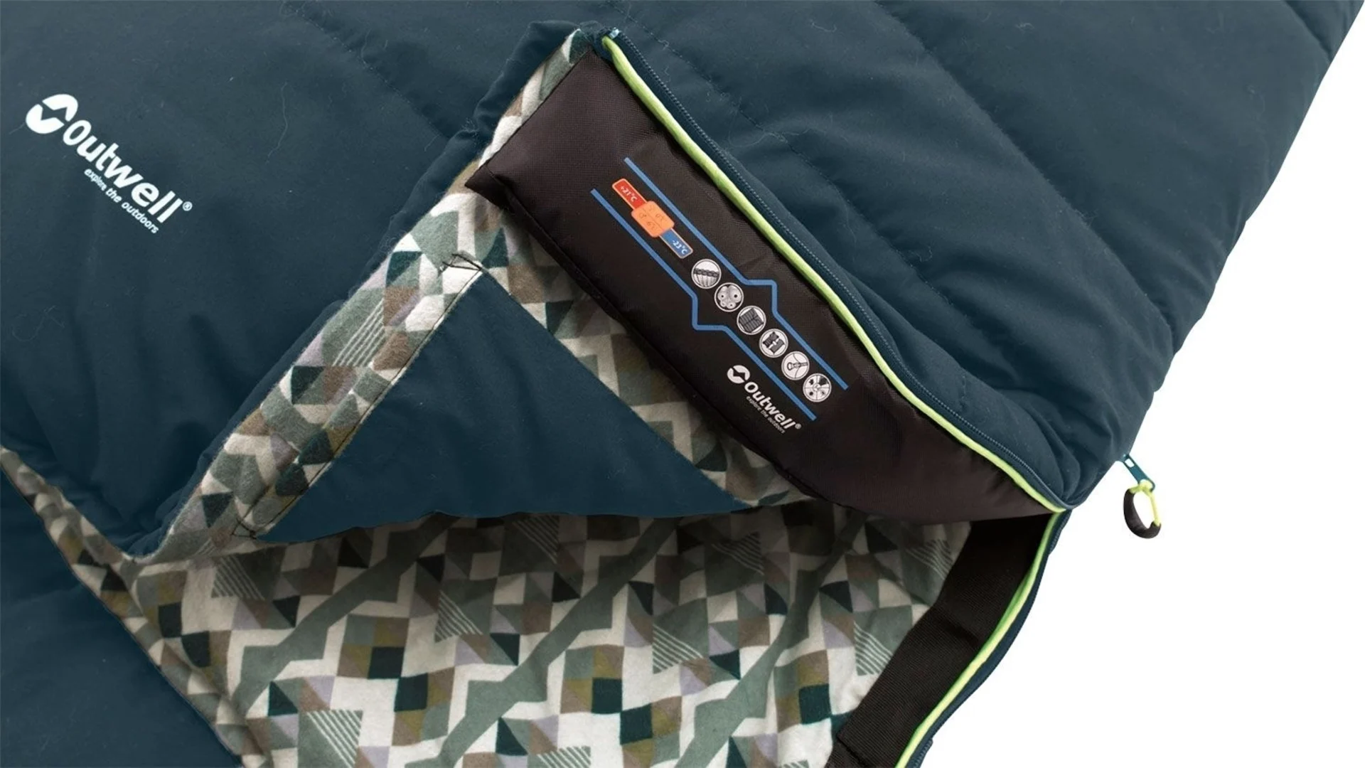 Outwell Deckenschlafsack Camper links