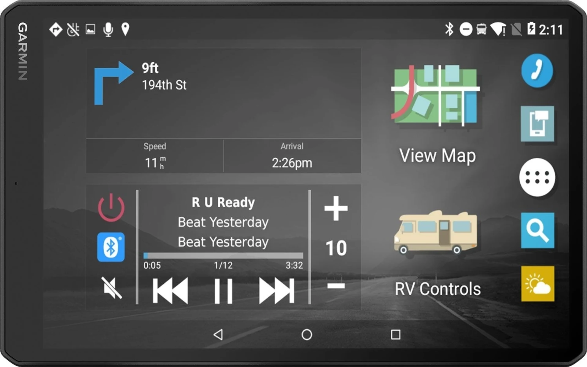 Garmin Vieo RV 1052 Display / Tablet für Basiseinheit 10"