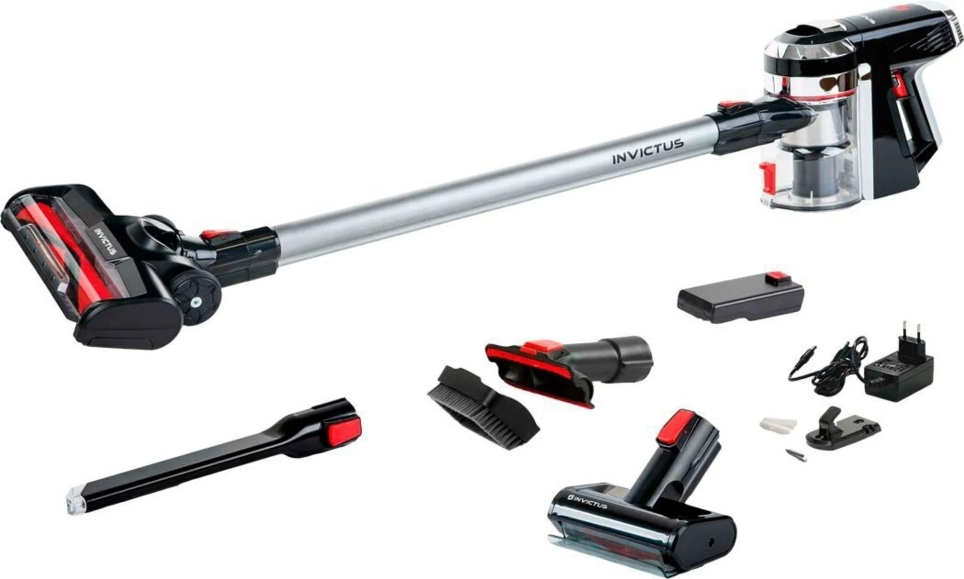 Invictus X9 aspirateur à batterie y compris mini brosse électrique motorisée 14 pièces