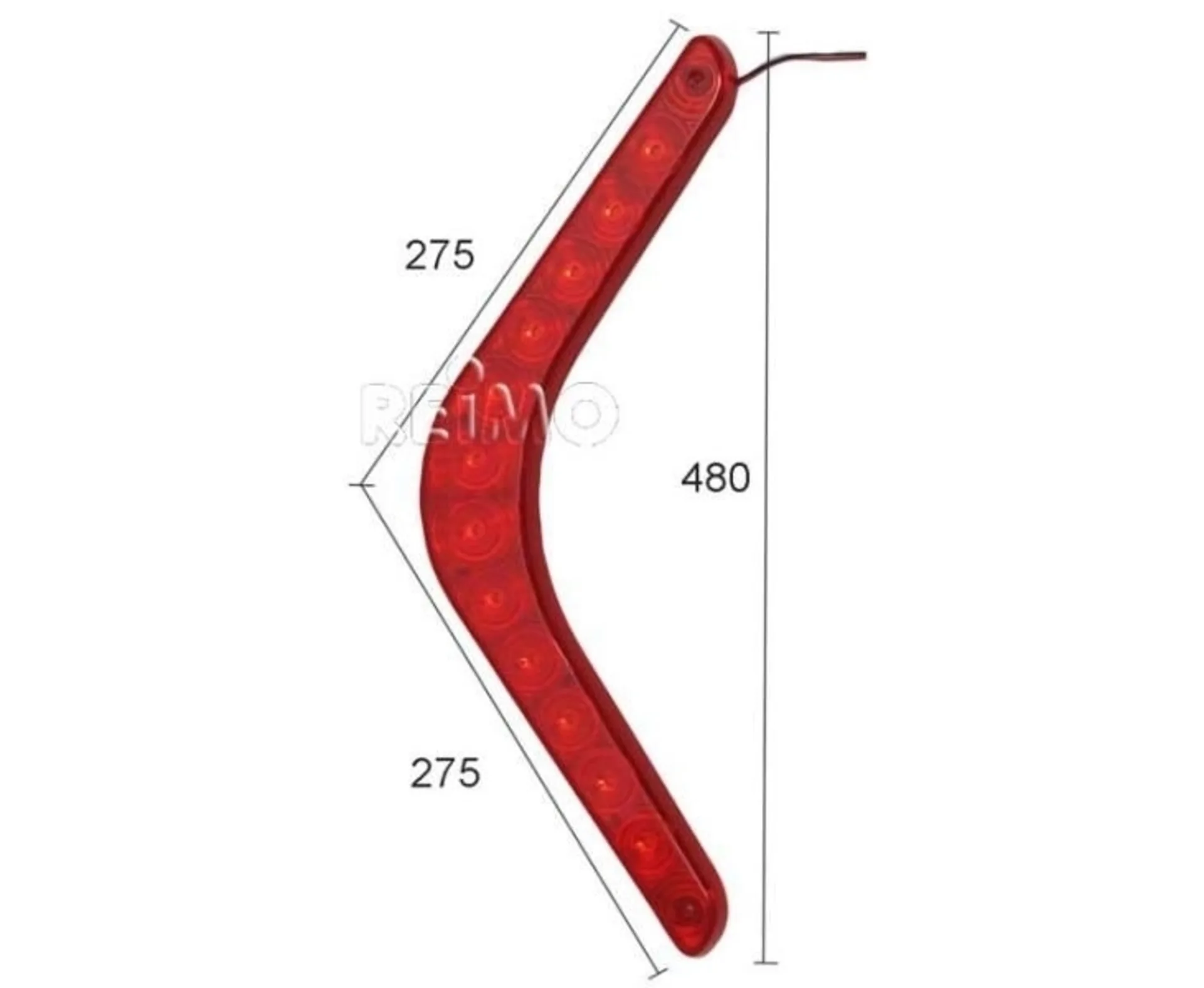 LED-Brems-Schlusslicht links 250 mm Kabel