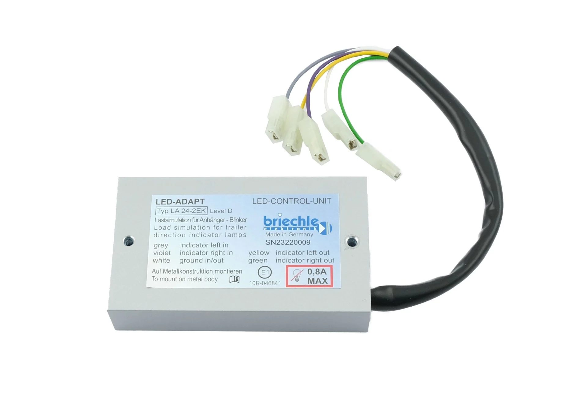 Blinker-Widerstandsmodul 2-Kanal für LED 24 V mit LED-Ausfallkontrolle Blinker-Widerstandsmodul 2-Kanal für LED 24 V mit LED-Ausfallkontrolle